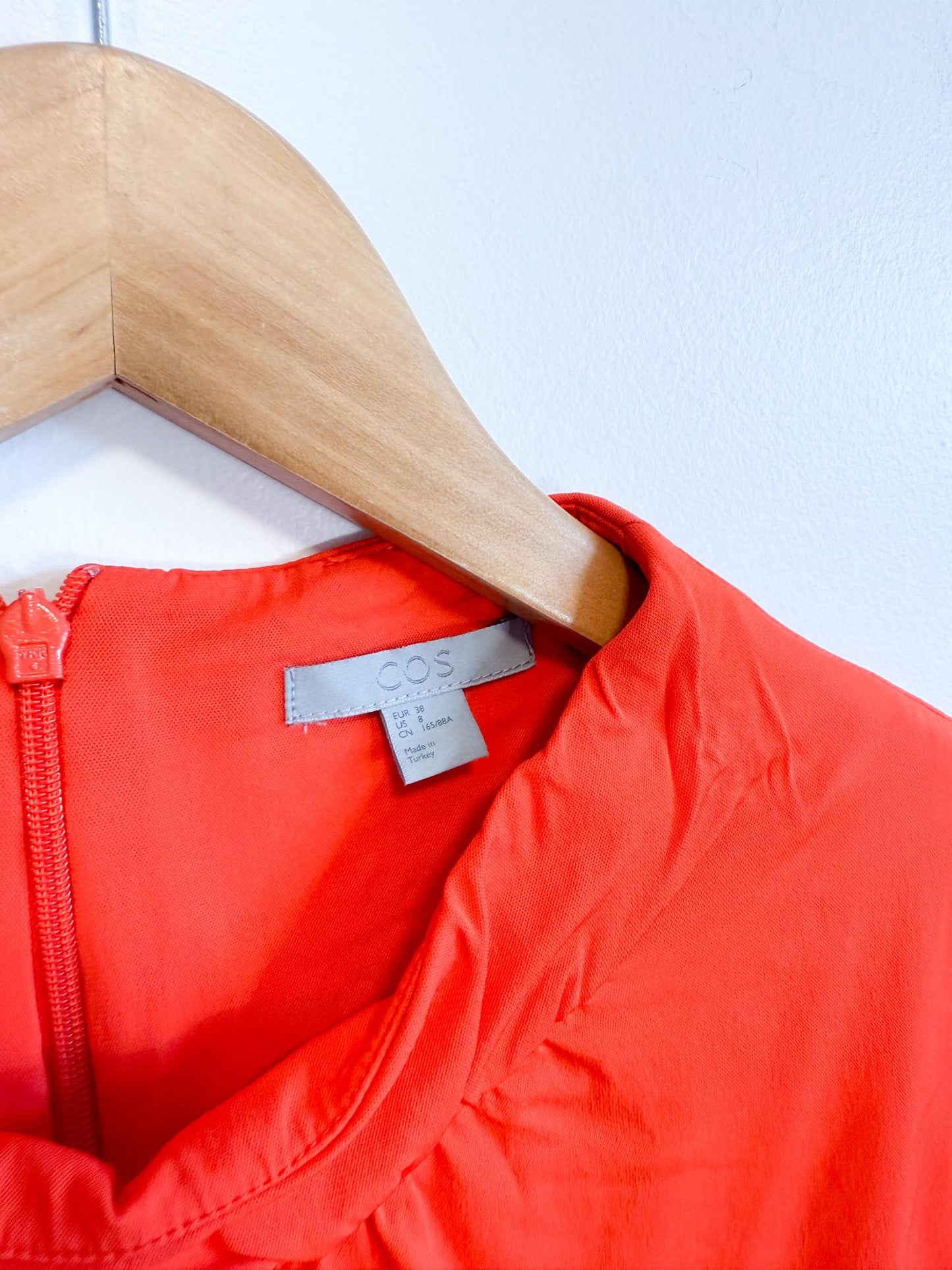 COS Sleeveless Top in Orange Red (Size M)