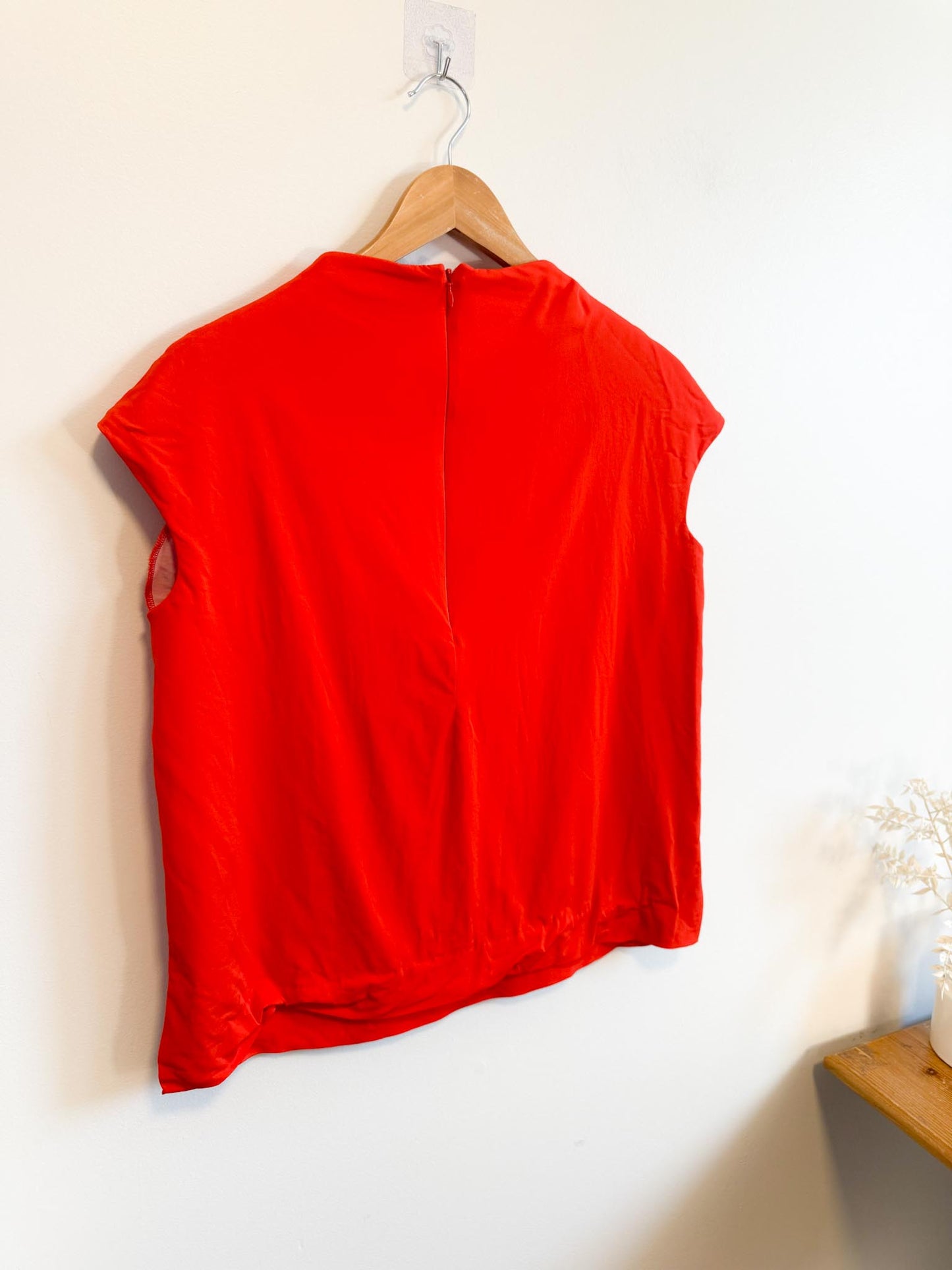COS Sleeveless Top in Orange Red (Size M)
