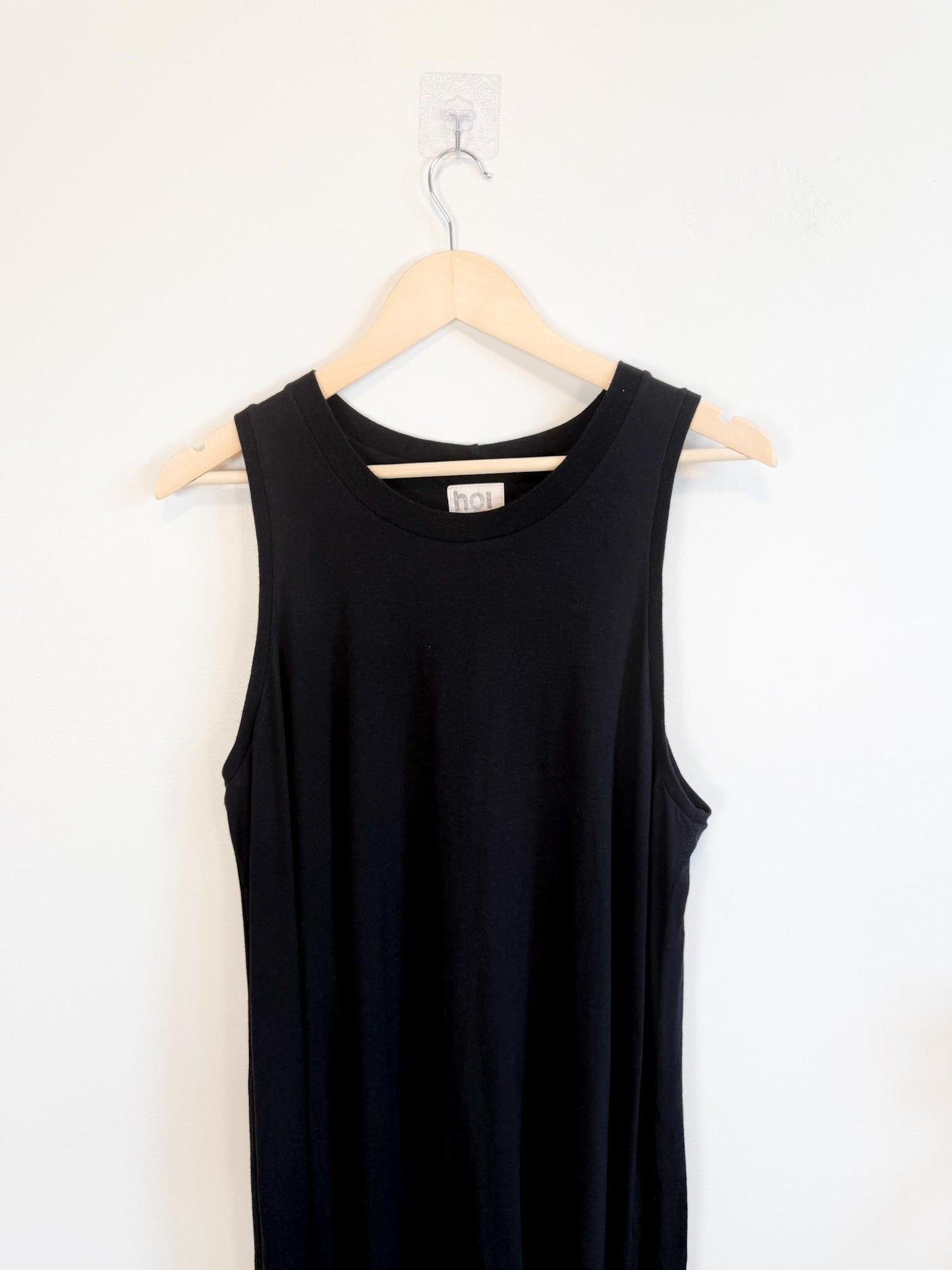 HOI BO Slow Fashion Tank Dress in Black (Size L)