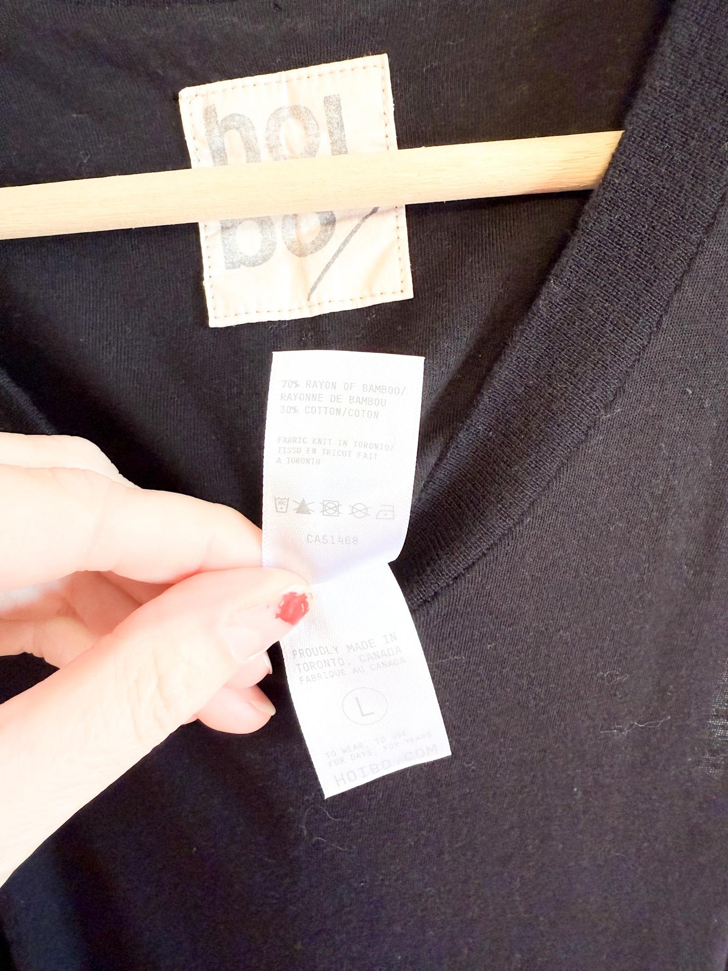 HOI BO Slow Fashion Tank Dress in Black (Size L)