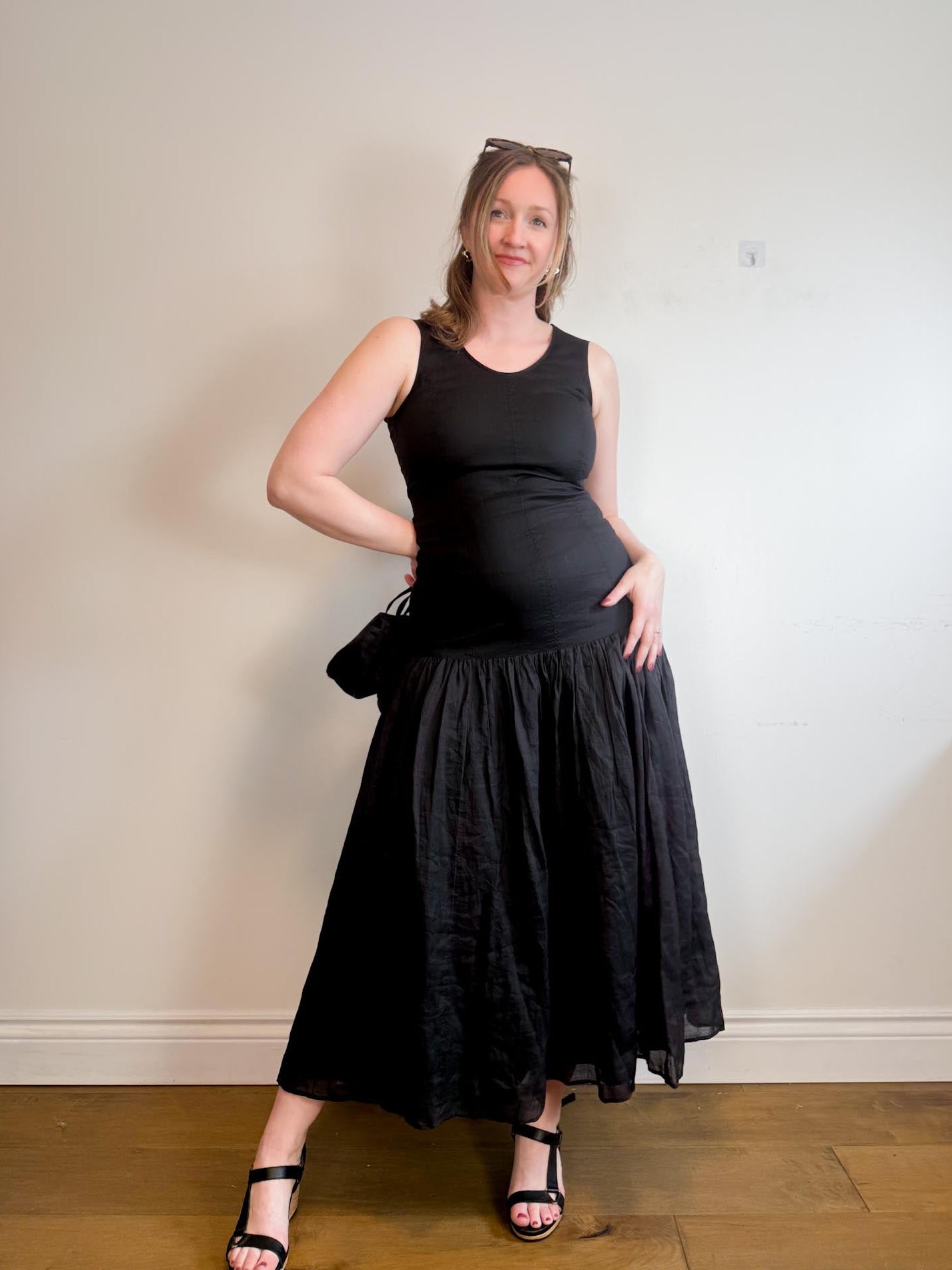 drop waist dress cos COS 