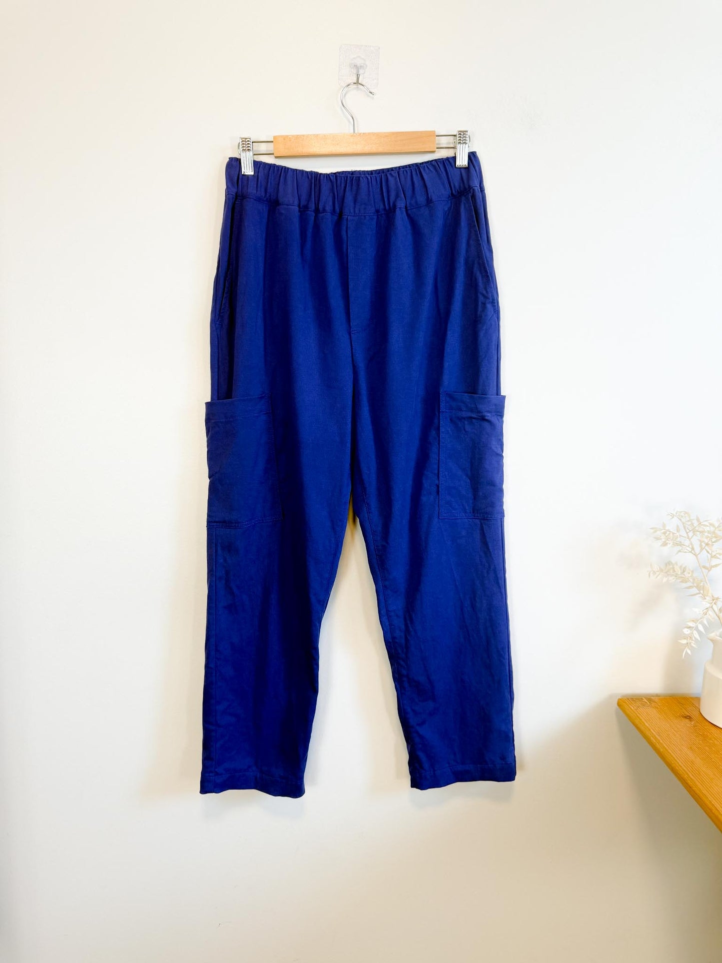 Cape Cove Sustainable Pull On Trousers in Blue (Size M)