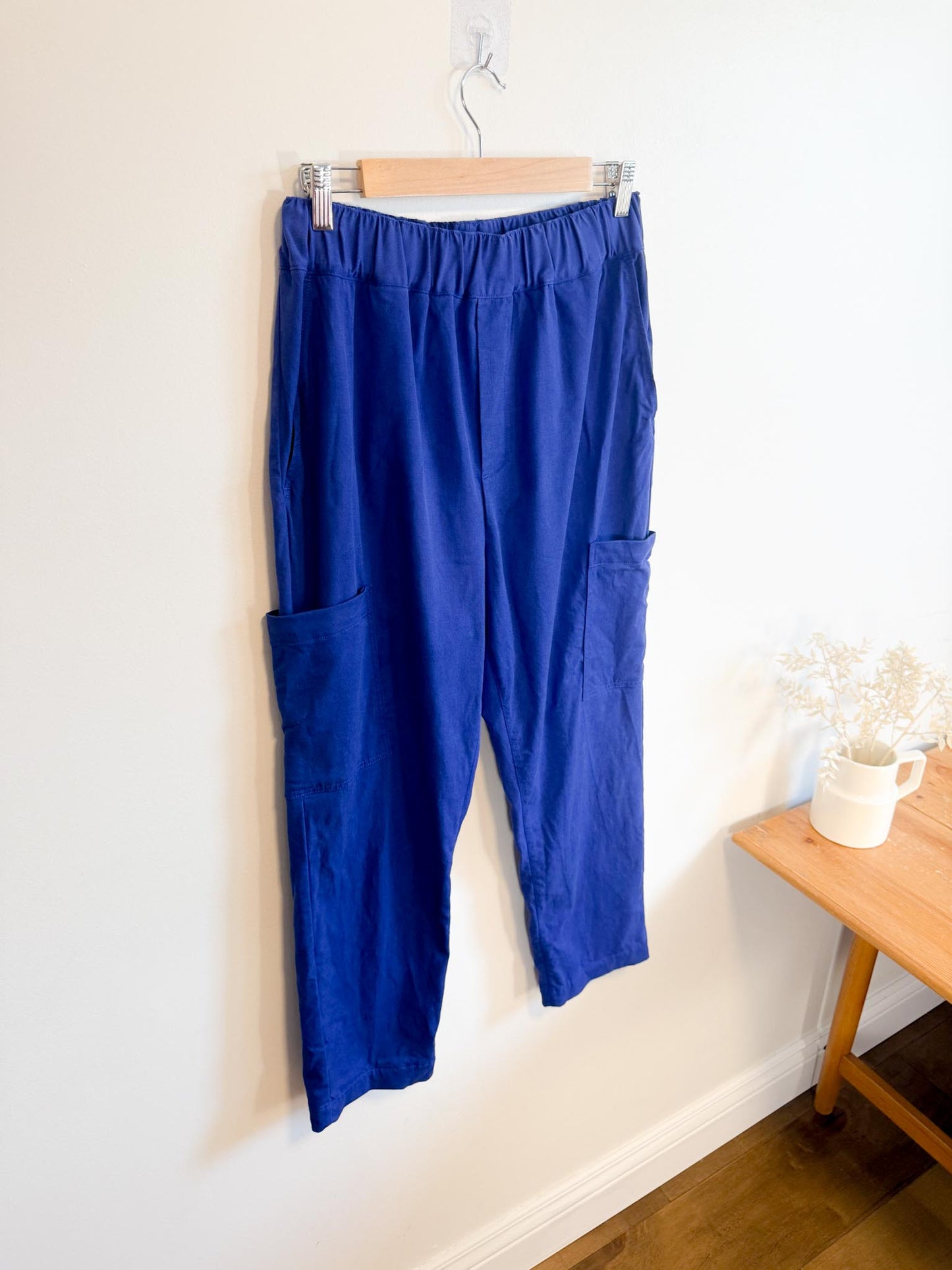 Cape Cove Sustainable Pull On Trousers in Blue (Size M)