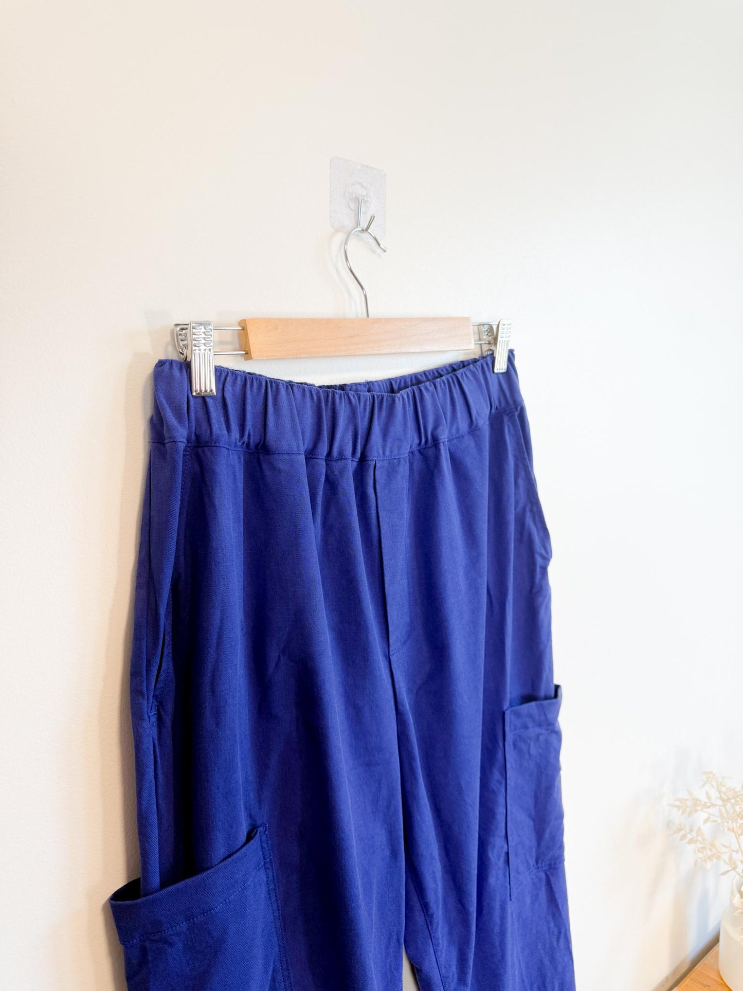 Cape Cove Sustainable Pull On Trousers in Blue (Size M)