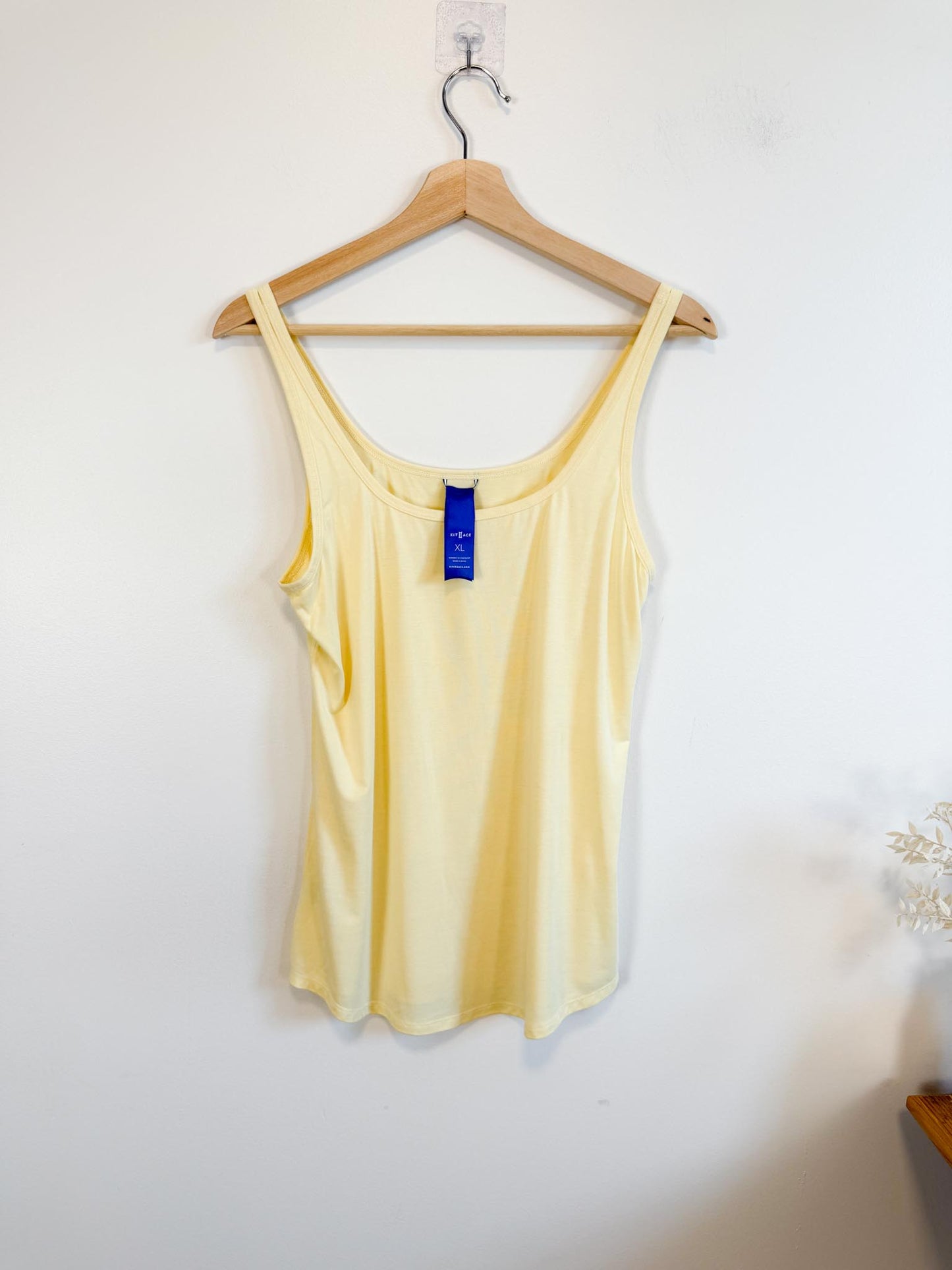 Kit & Ace Tank Top in Butter Yellow (Size L/XL)