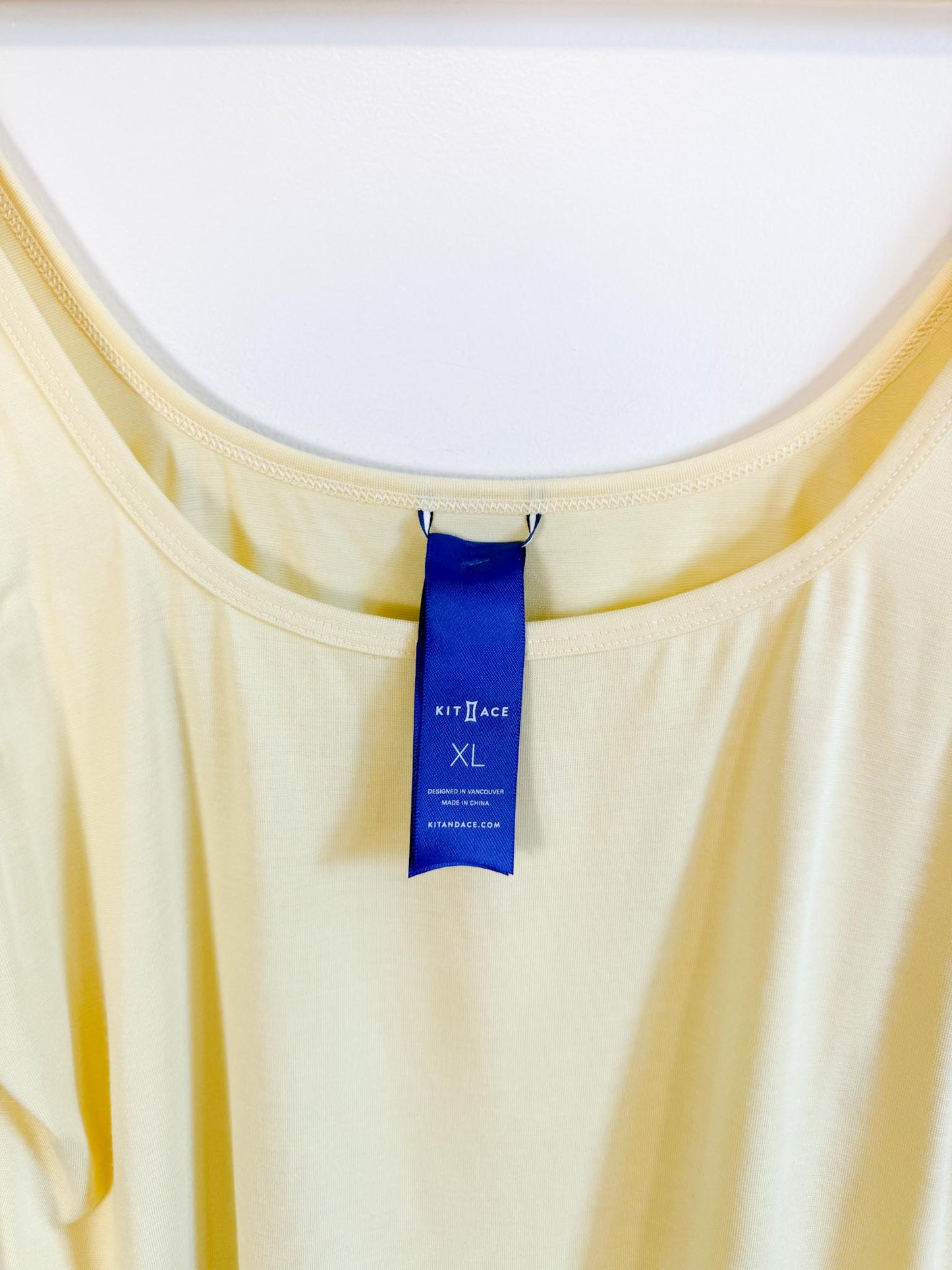 Kit & Ace Tank Top in Butter Yellow (Size L/XL)