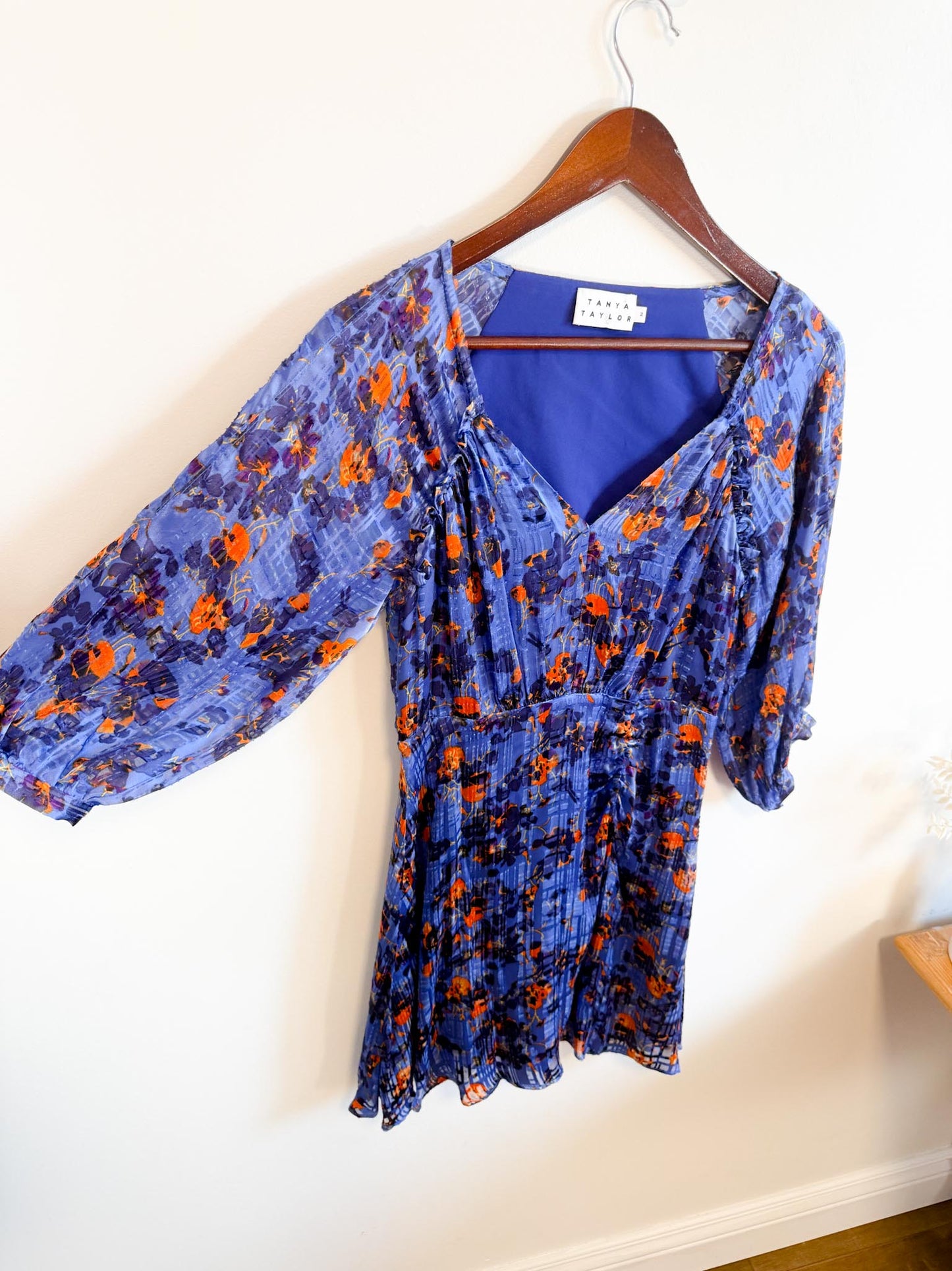Tanya Taylor "Fan Floral Natalia Dress" (Size XS/S)