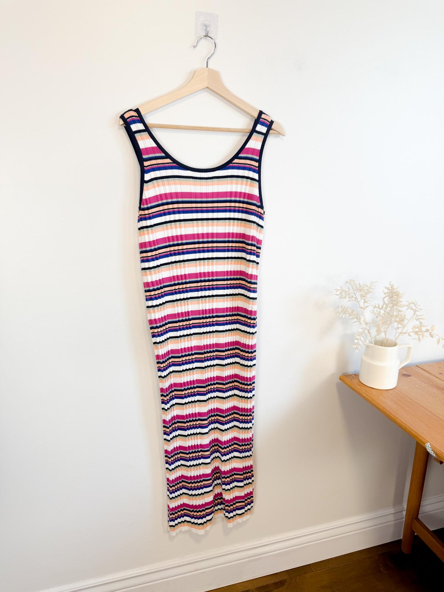 Club Monaco Knit Striped Tank Dress (Size M)
