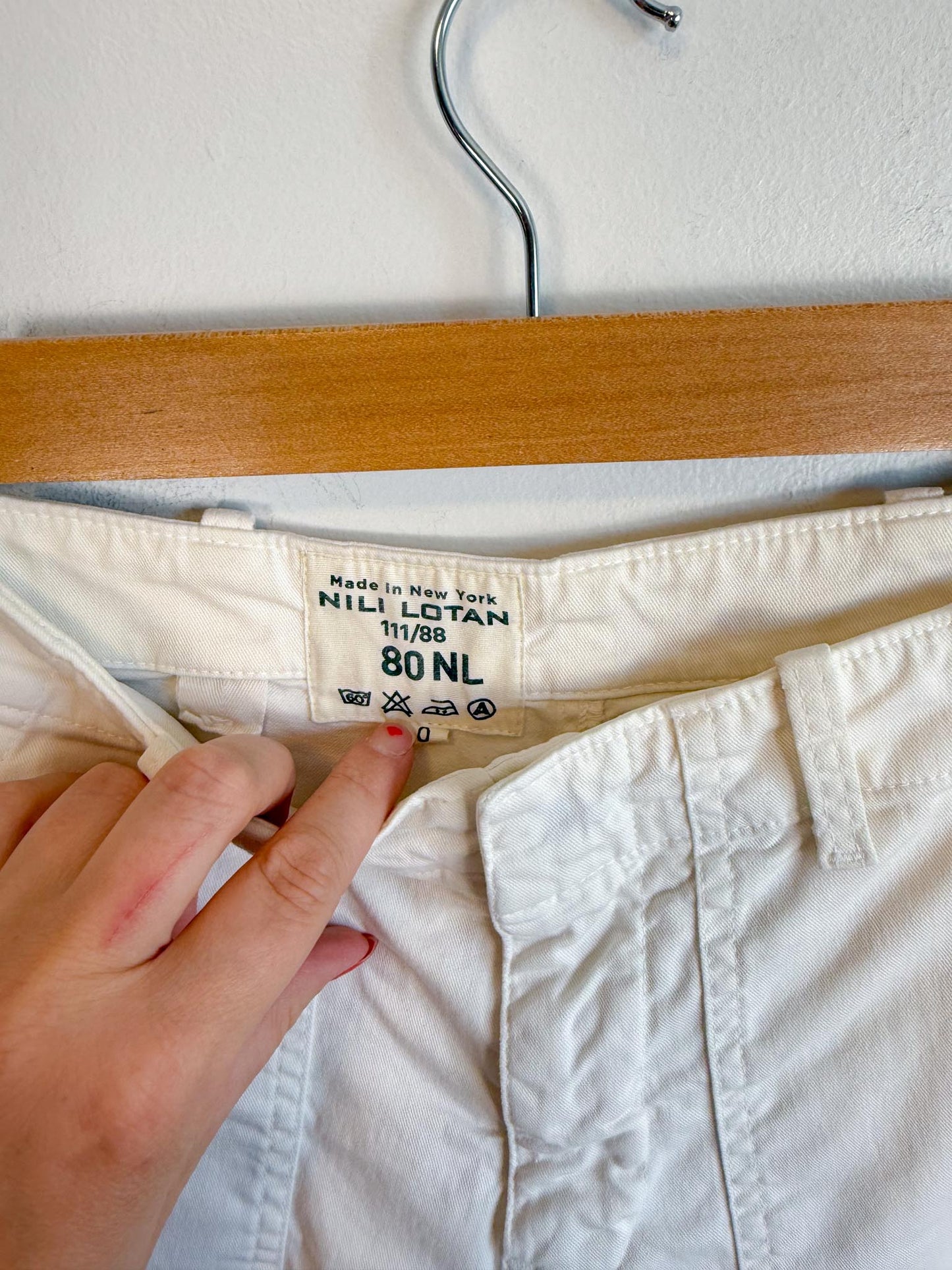 NILI LOTRAN "Jenna Pant in Stone" (Size 0)