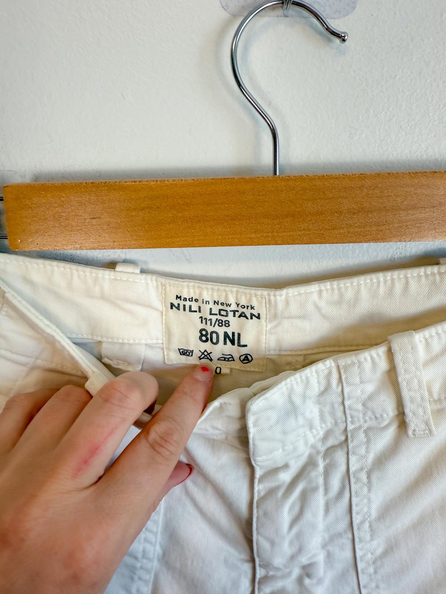 NILI LOTRAN "Jenna Pant in Stone" (Size 0)
