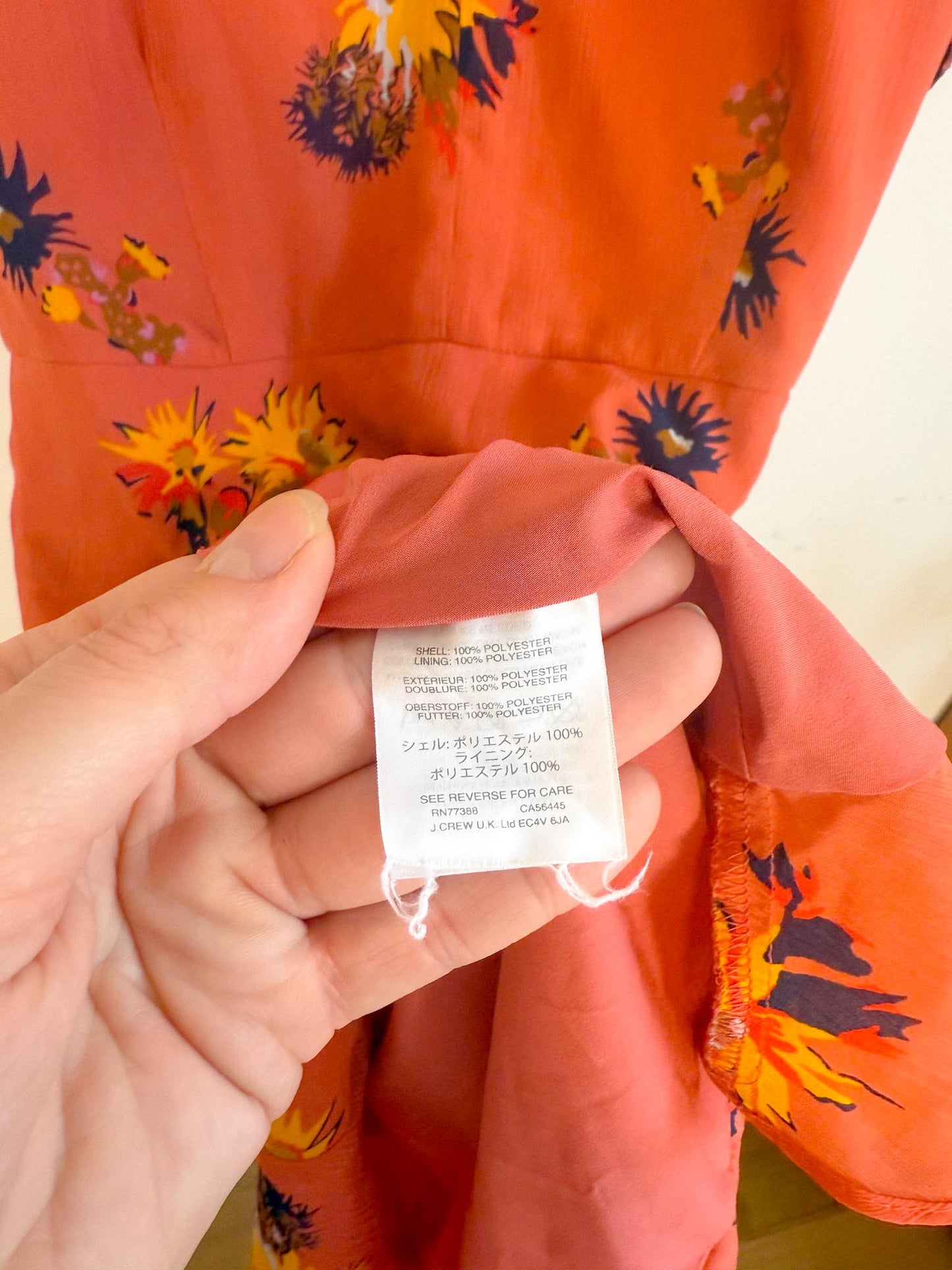 Madewell "Posey Cactus Flower Dress" (Size 8)