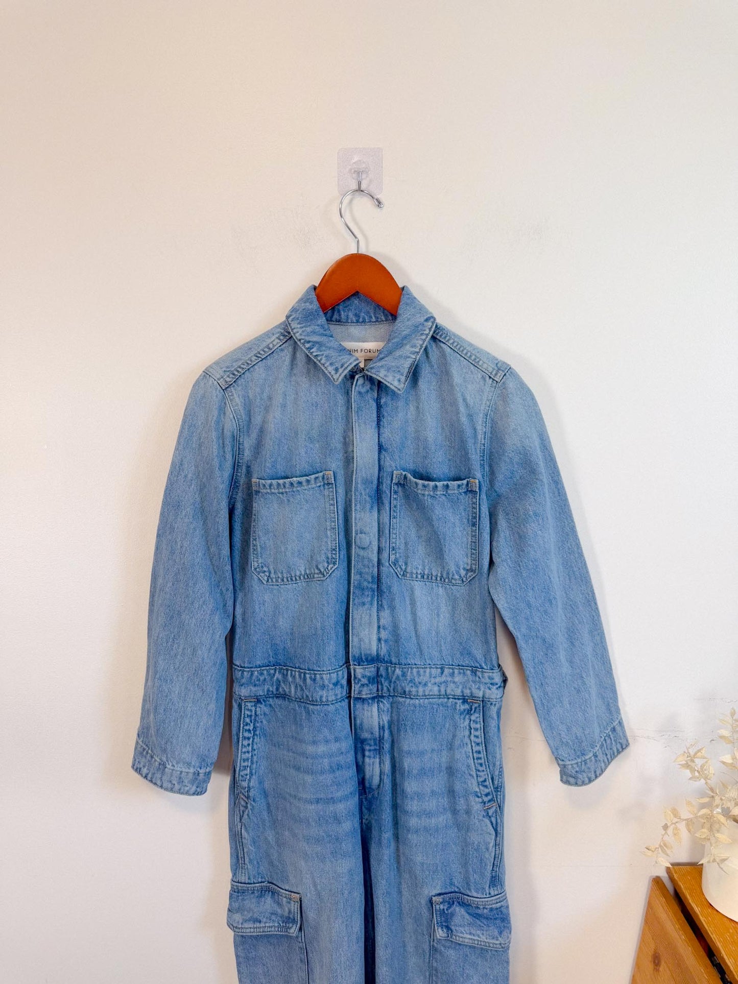 Denim Forum "The 90s Denim Jumpsuit (Size S)