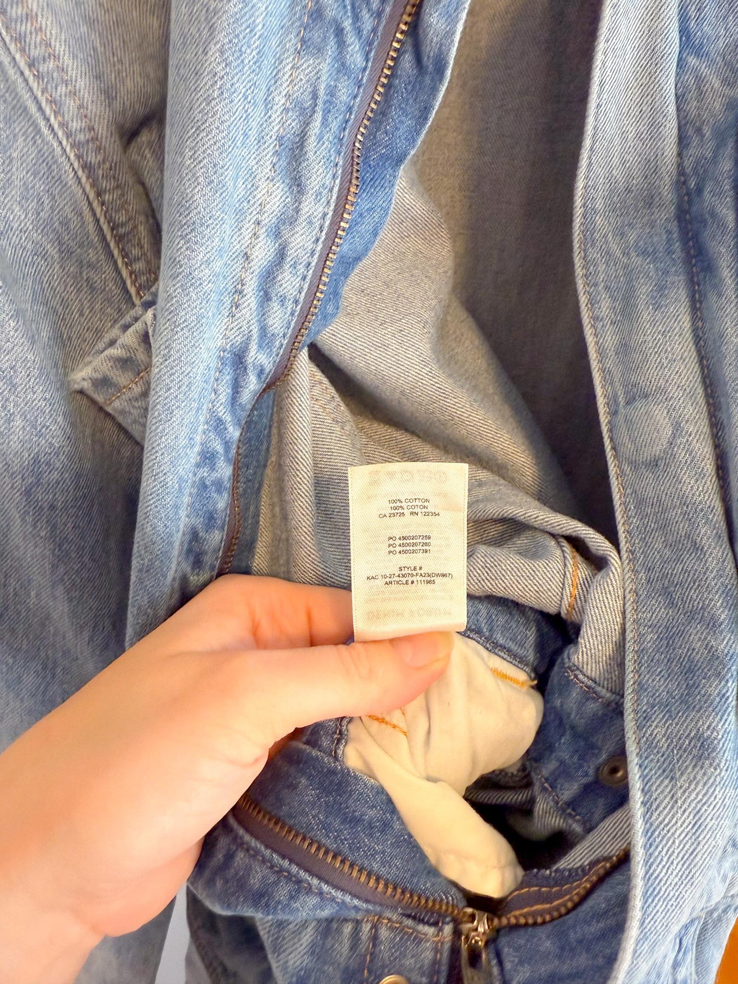 Denim Forum "The 90s Denim Jumpsuit (Size S)