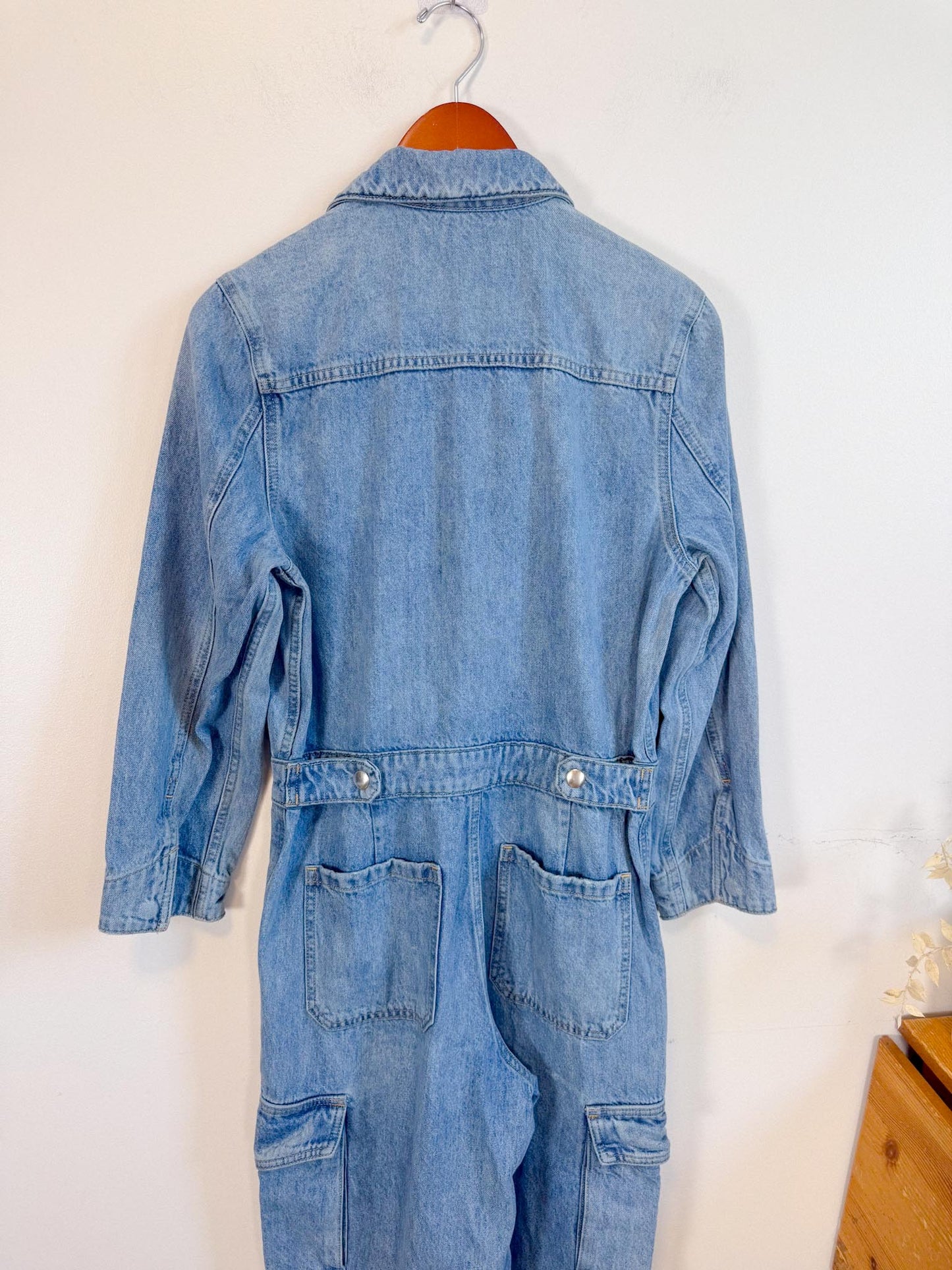 Denim Forum "The 90s Denim Jumpsuit (Size S)
