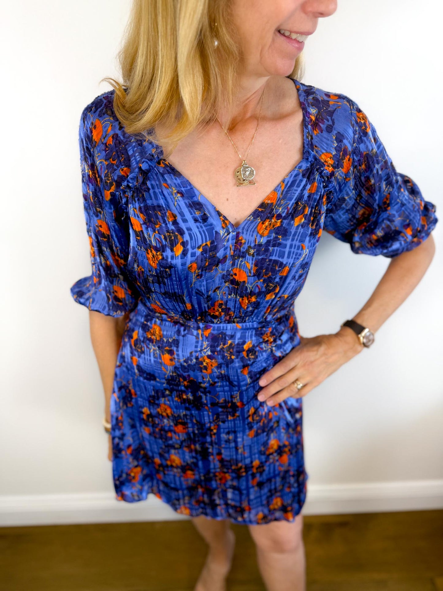 Tanya Taylor "Fan Floral Natalia Dress" (Size XS/S)