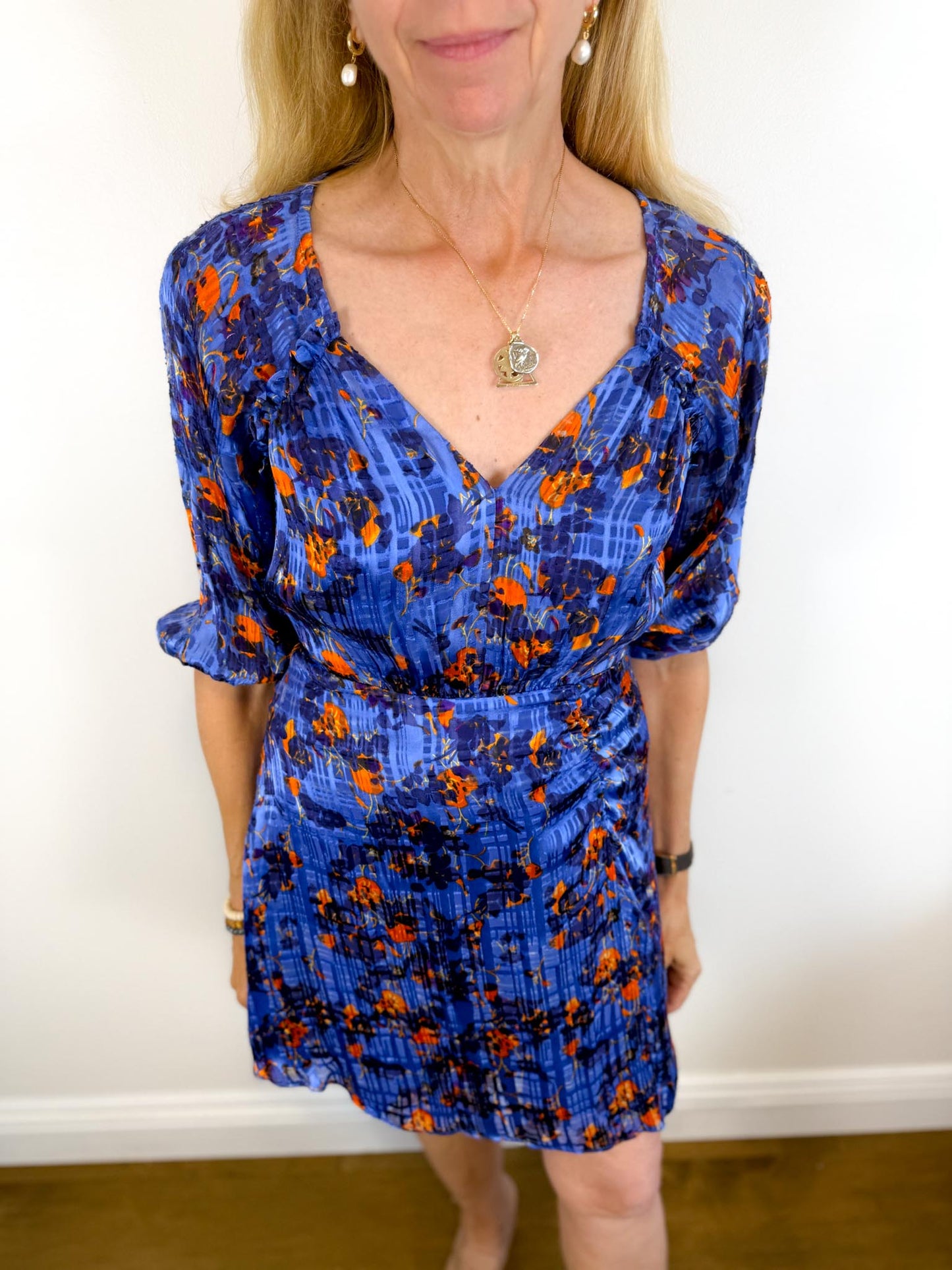Tanya Taylor "Fan Floral Natalia Dress" (Size XS/S)