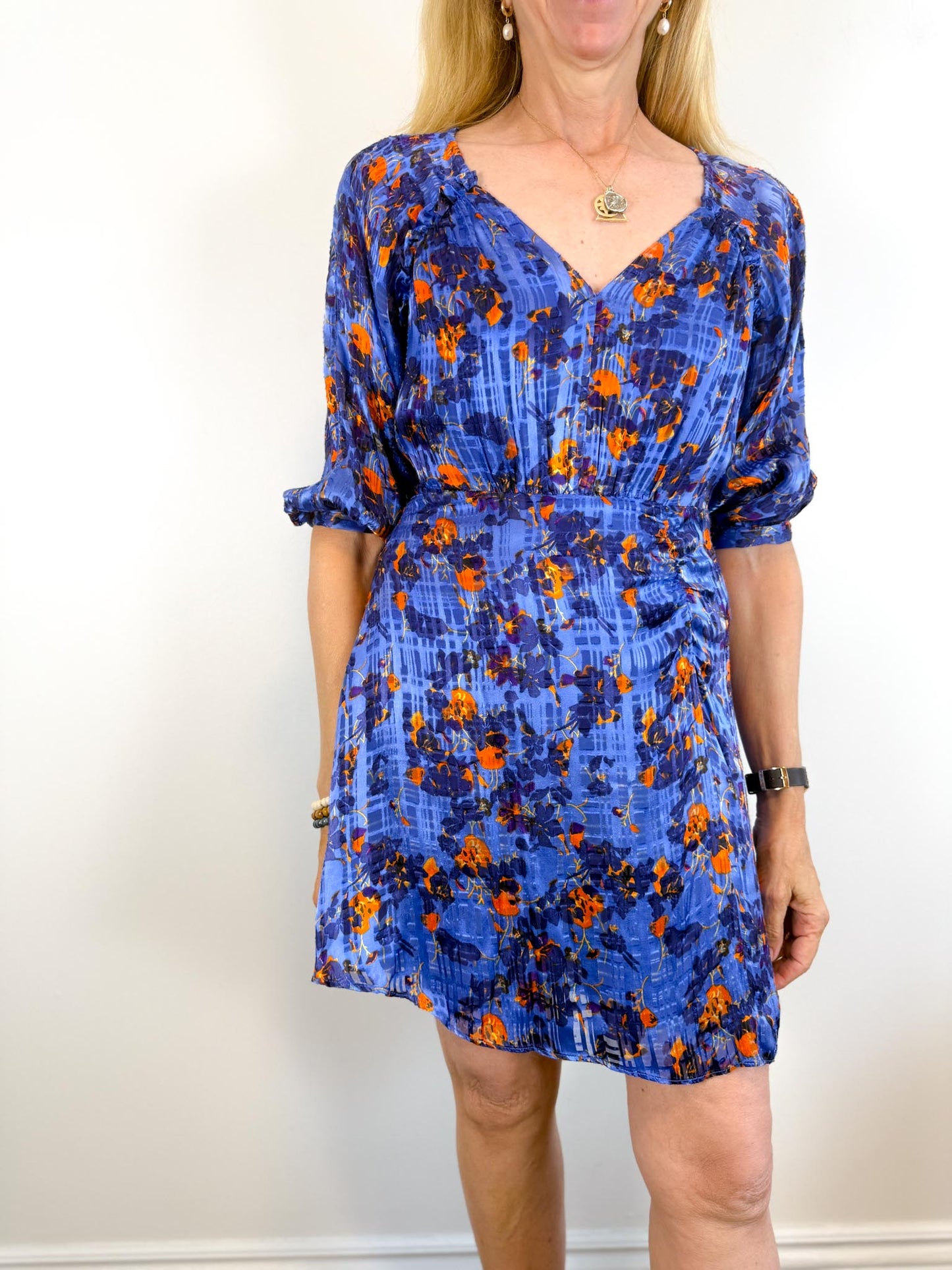 Tanya Taylor "Fan Floral Natalia Dress" (Size XS/S)