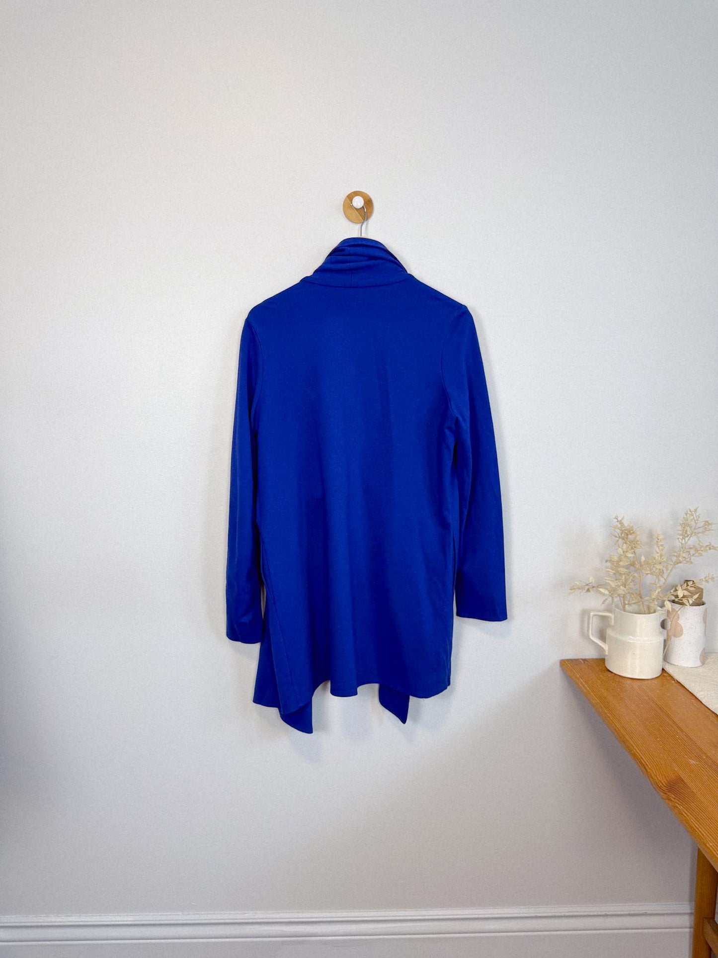 Tracy Moore by Freda's Open Front Cardigan in Violet Blue (Size M)