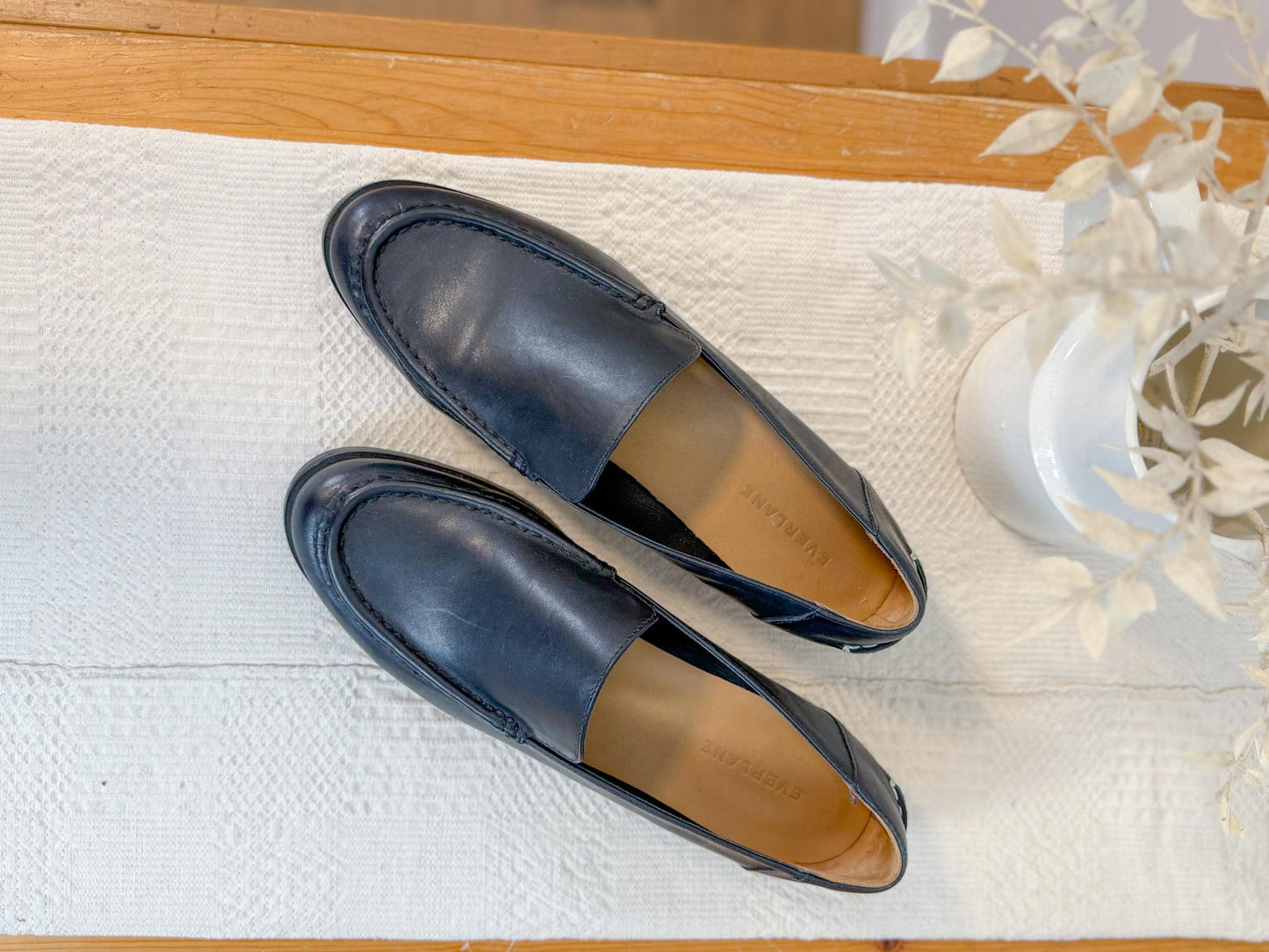 Everlane "The Modern Loafer" in Black Leather (Size 9.5)