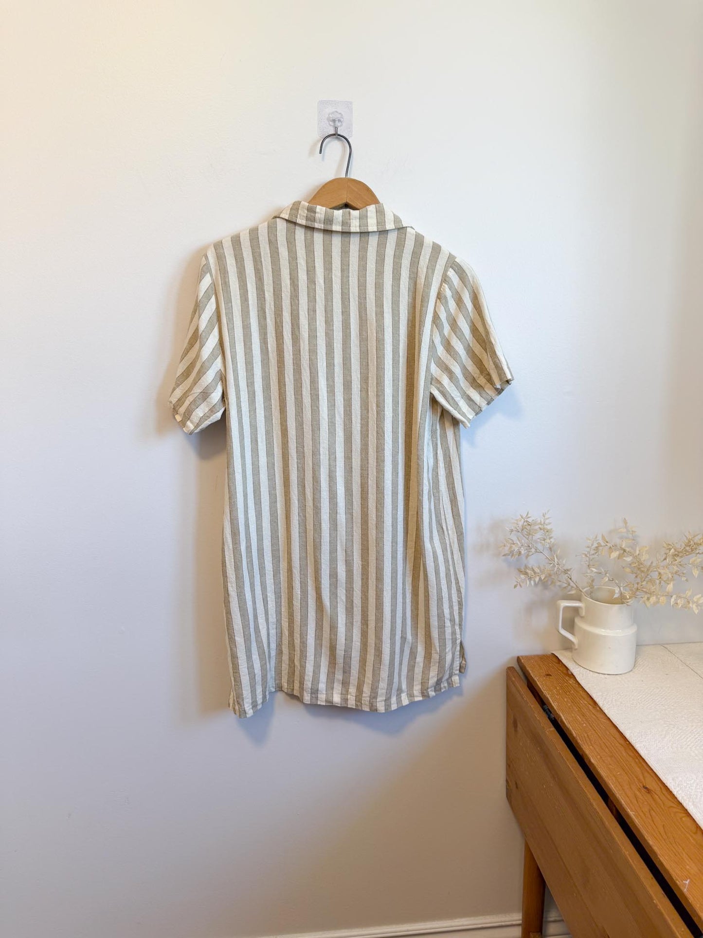 Rylee & Cru Striped Linen Blouse (Size S/M)