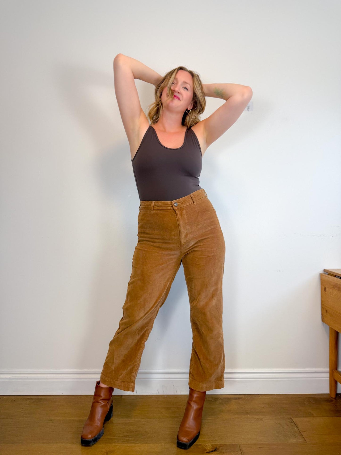Everlane “THE SAILOR PANT IN CORDUROY in Toasted Coconut” (Size 14)