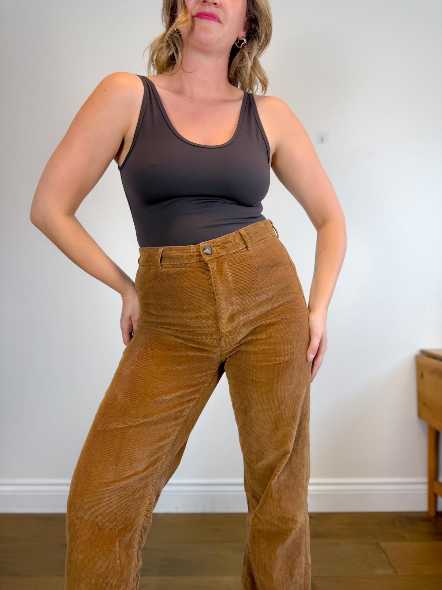 Everlane “THE SAILOR PANT IN CORDUROY in Toasted Coconut” (Size 14)