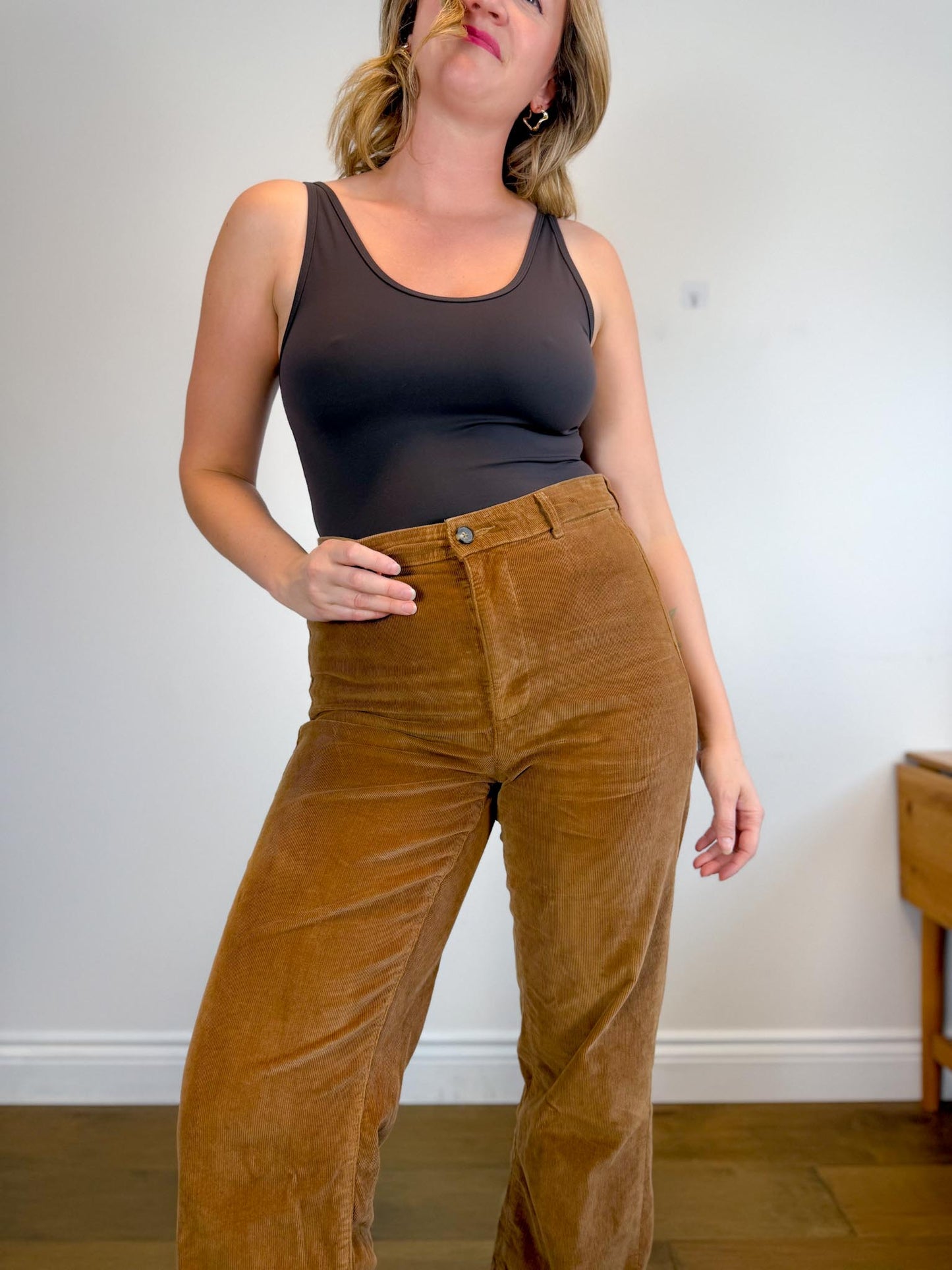 Everlane “THE SAILOR PANT IN CORDUROY in Toasted Coconut” (Size 14)