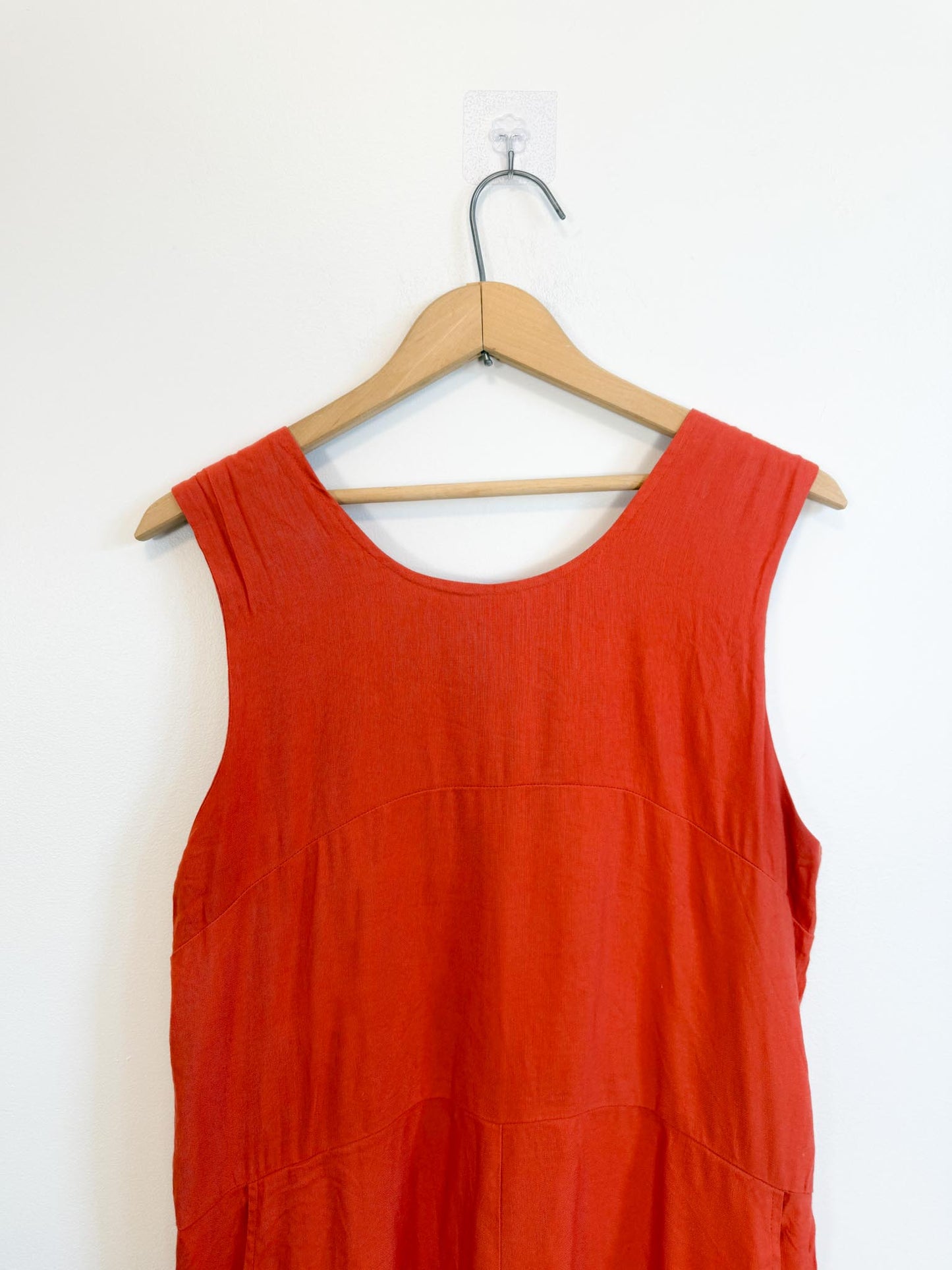 Allison Wonderland Slow Fashion "Chillin' Romper in Rust" (Size 10)