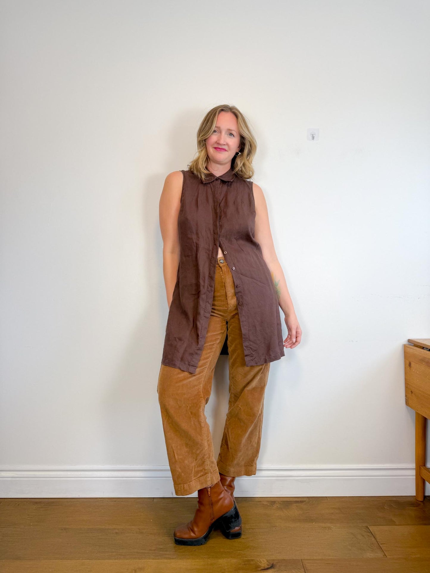 Everlane “THE SAILOR PANT IN CORDUROY in Toasted Coconut” (Size 14)