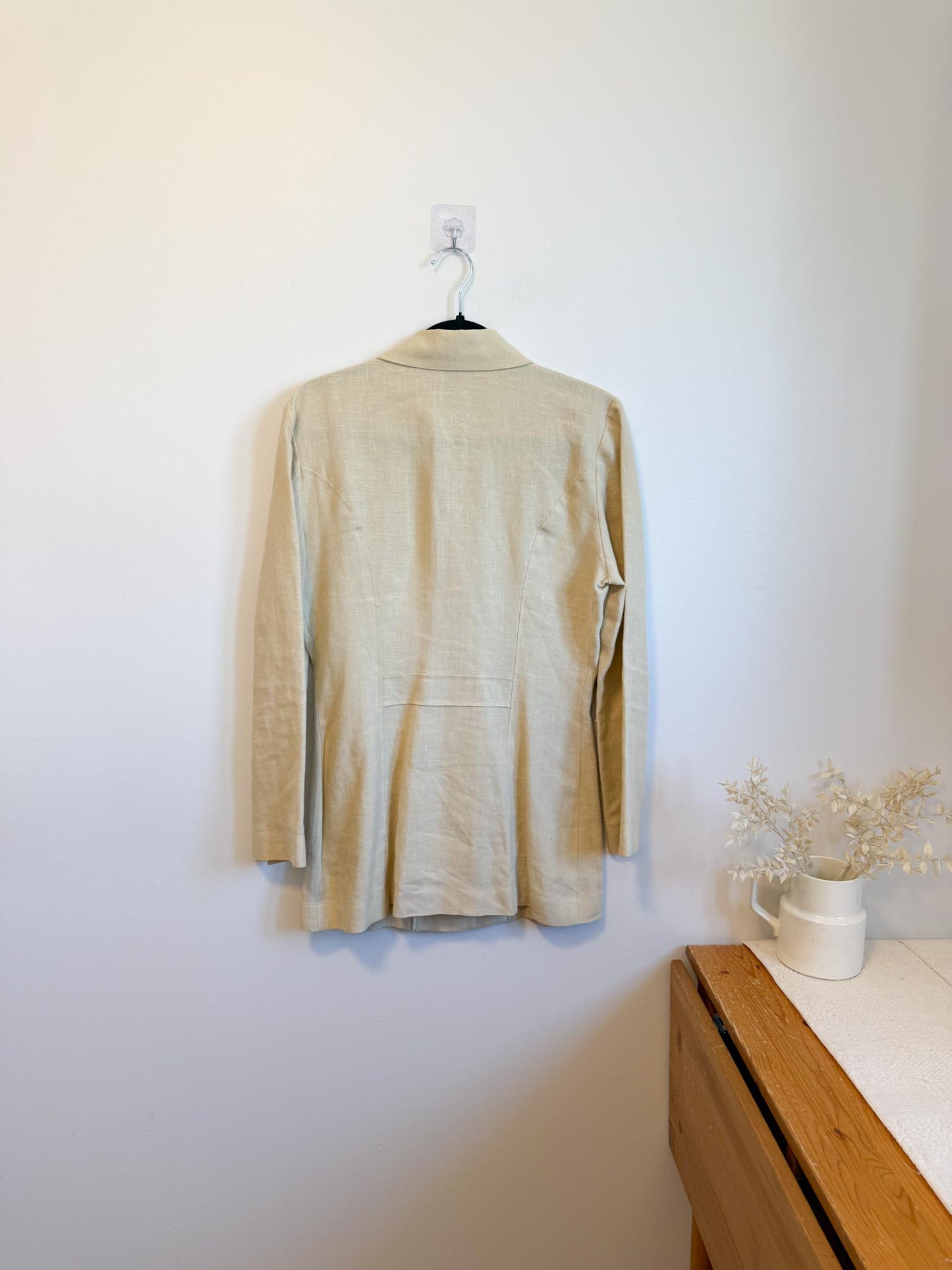 Vintage Yanagi Paris Linen Blazer (Size S)