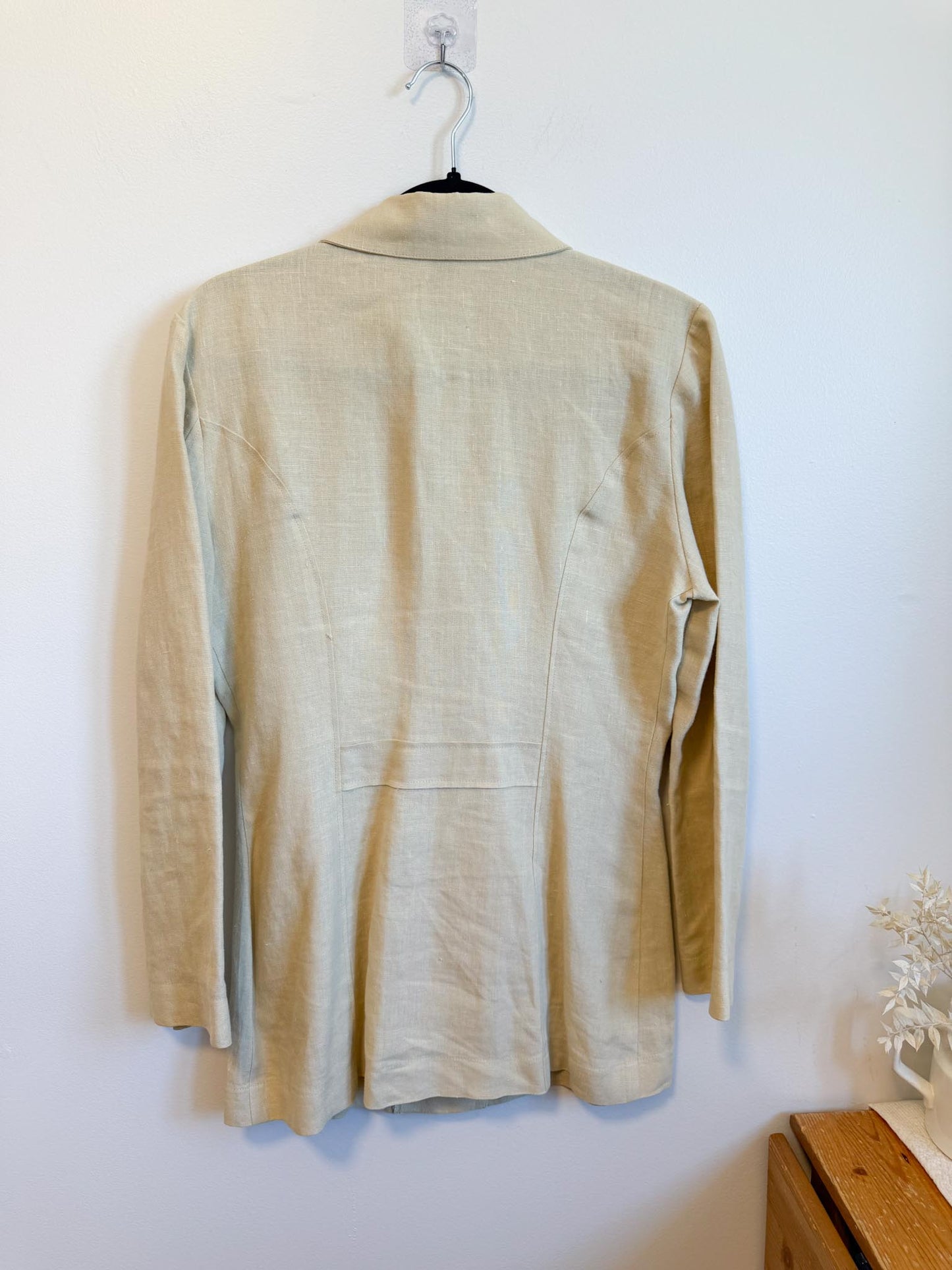 Vintage Yanagi Paris Linen Blazer (Size S)