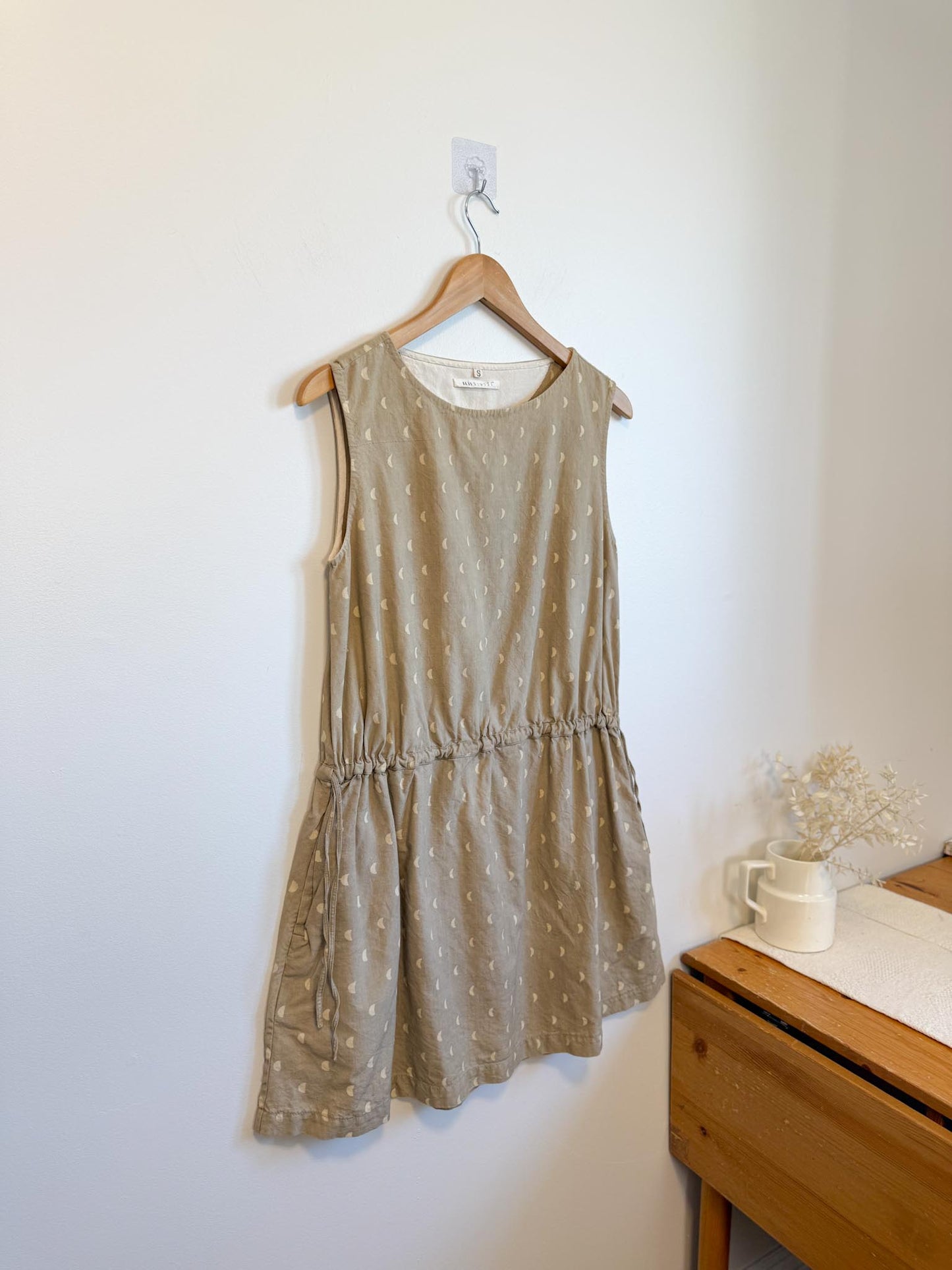 11:11 Eleven Eleven Designer Mini Dress with Crescent Moon Print (Size S/M)