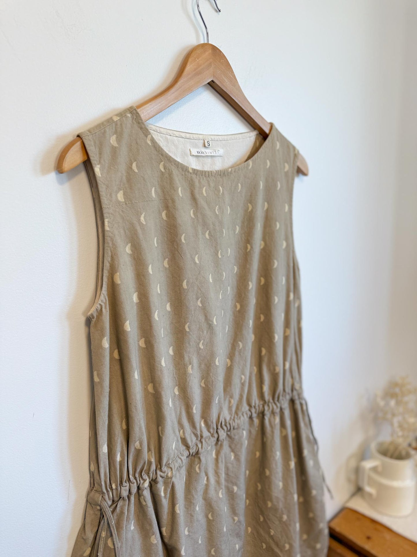 11:11 Eleven Eleven Designer Mini Dress with Crescent Moon Print (Size S/M)