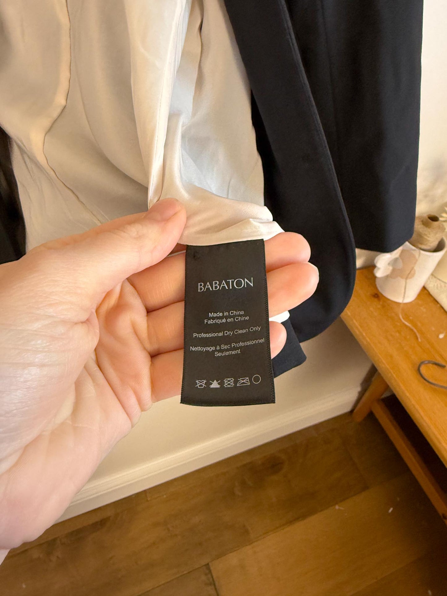 Babaton "Alvaro Jacket Blazer in Black" (Size 2)