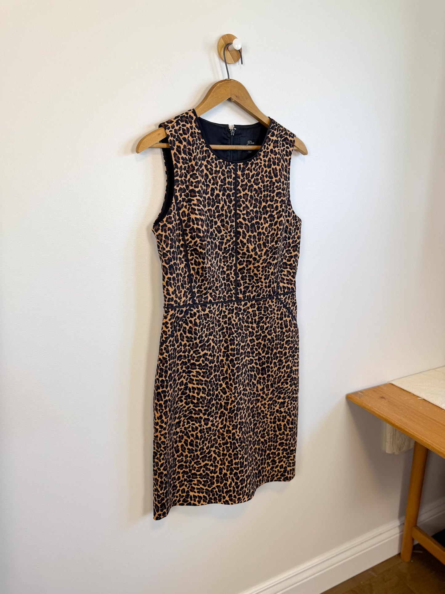 J.Crew Leopard Print Mini Dress (Size 10)