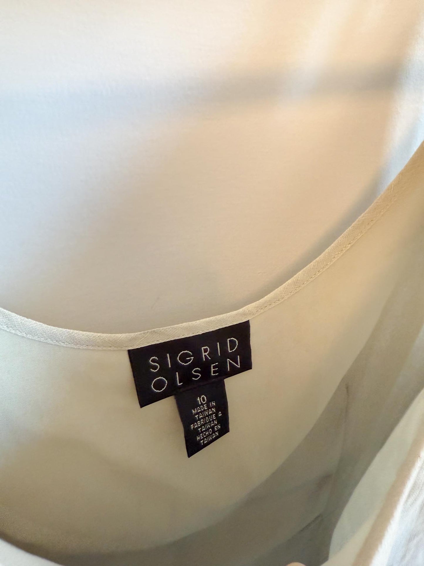 Vintage Linen Midi Dress (Size M/L)