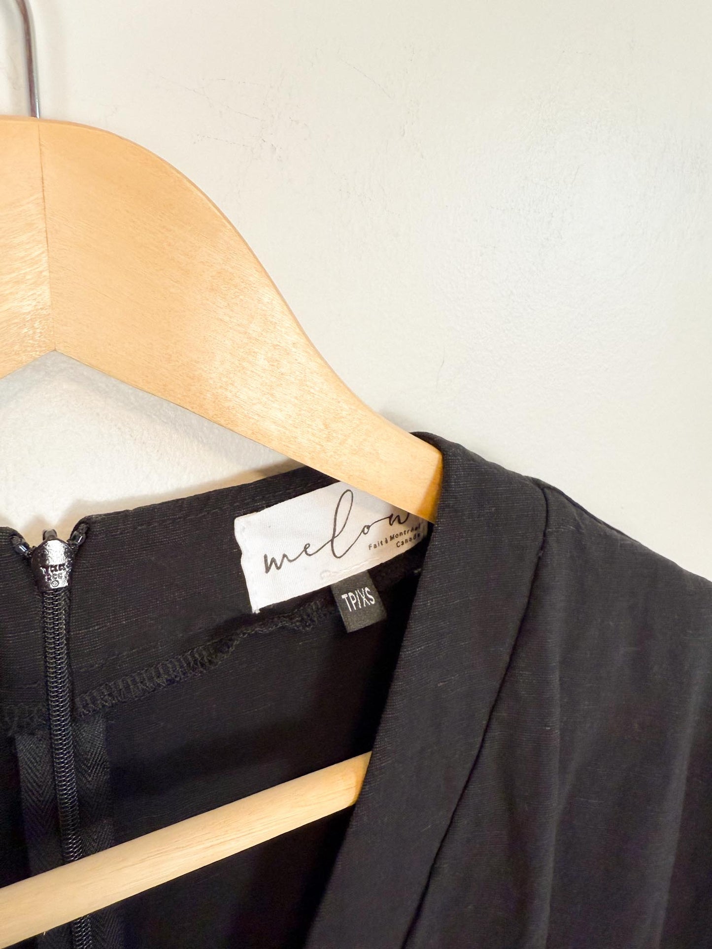 Melow Slow Fashion "Elka Jumpsuit in Black" (Size XS/S)