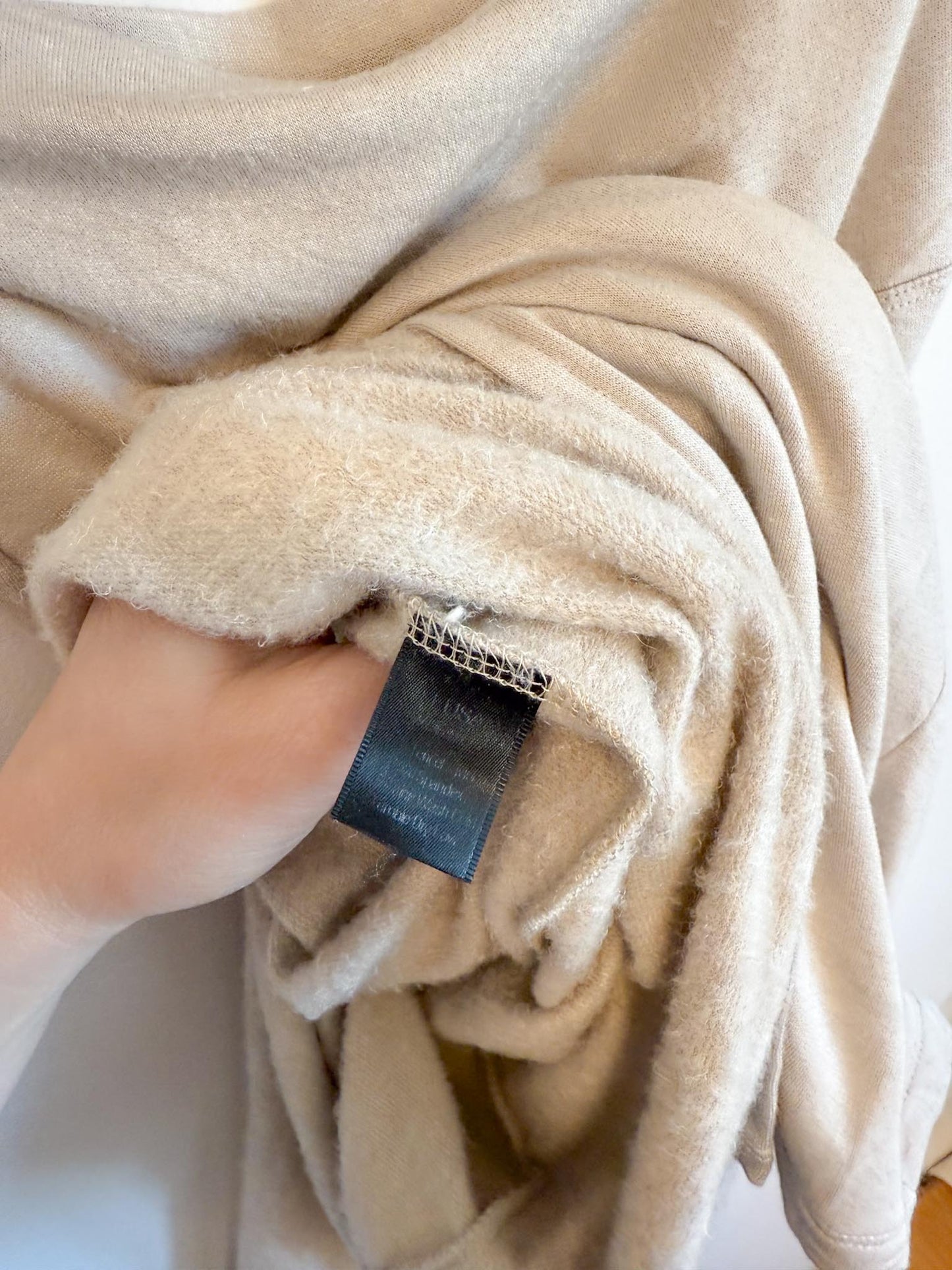 BLEUSALT Sustainable "The Tube Skirt in Sand" (Size S)