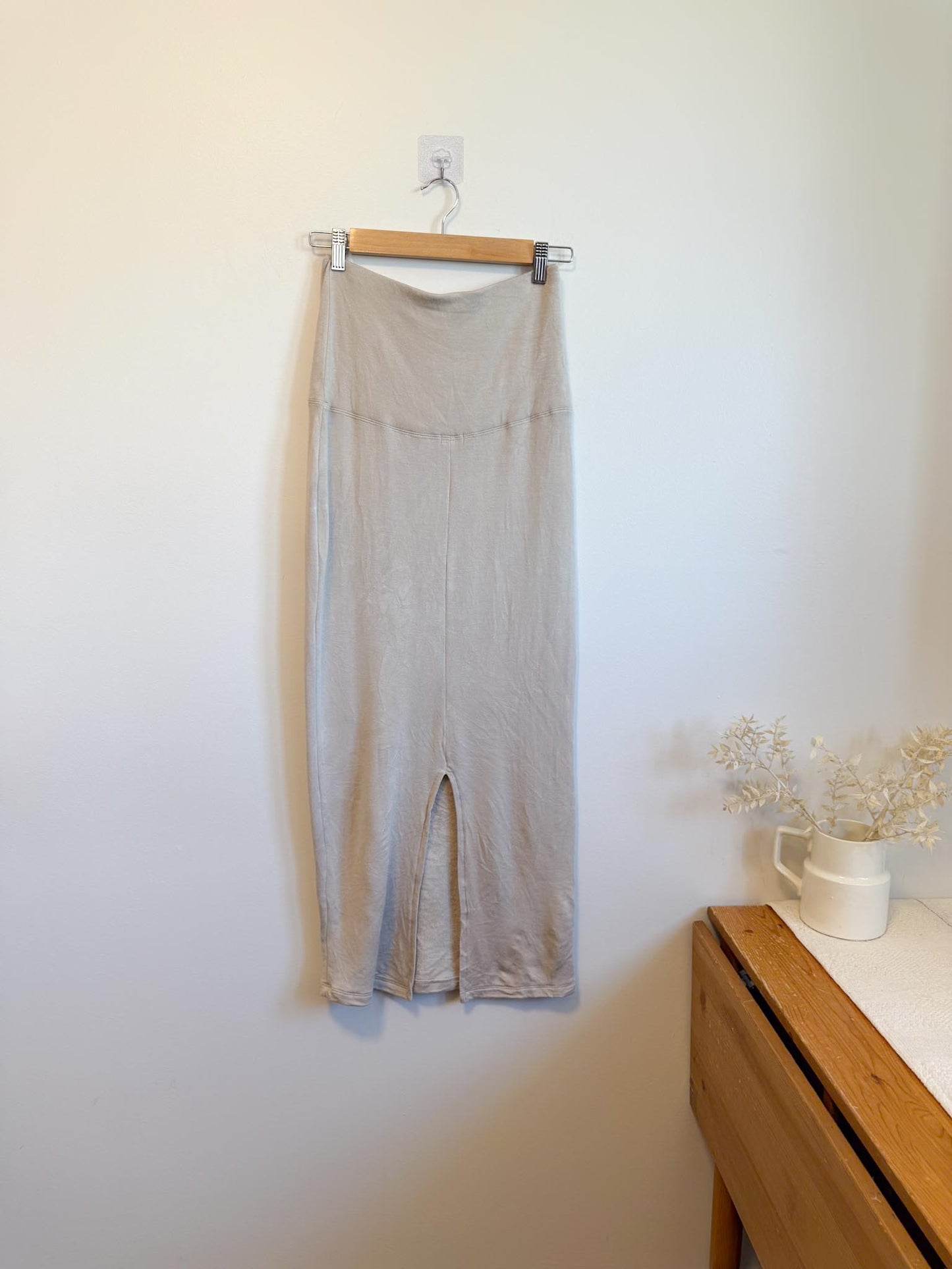 BLEUSALT Sustainable "The Tube Skirt in Sand" (Size S)
