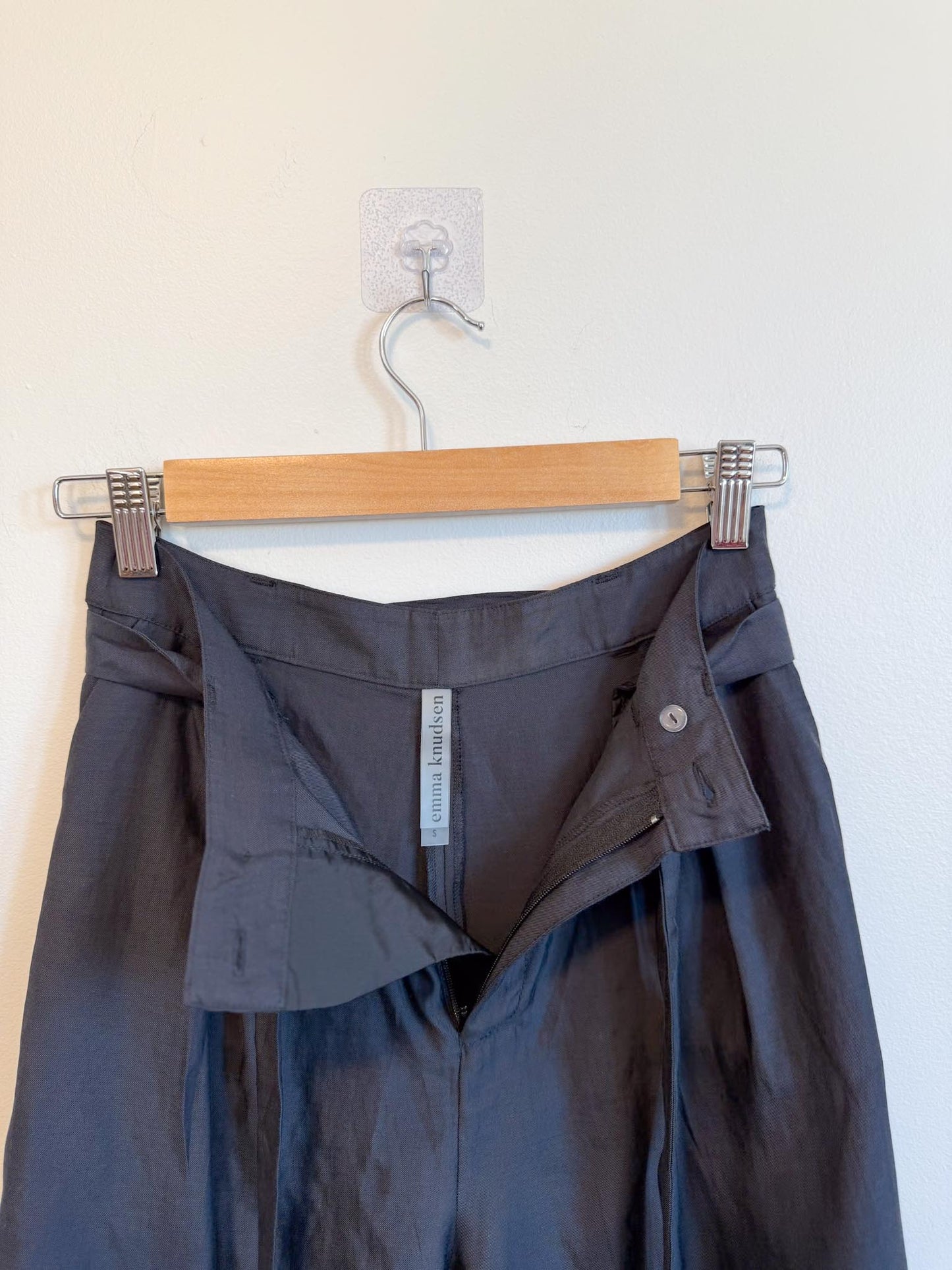 Emma Knudsen High Rise Shorts in Black NWT (Size S)