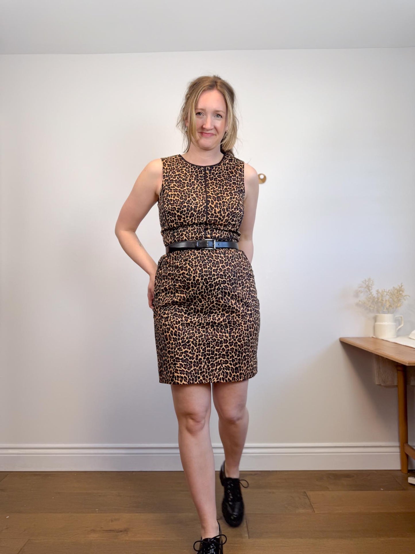 J.Crew Leopard Print Mini Dress (Size 10)