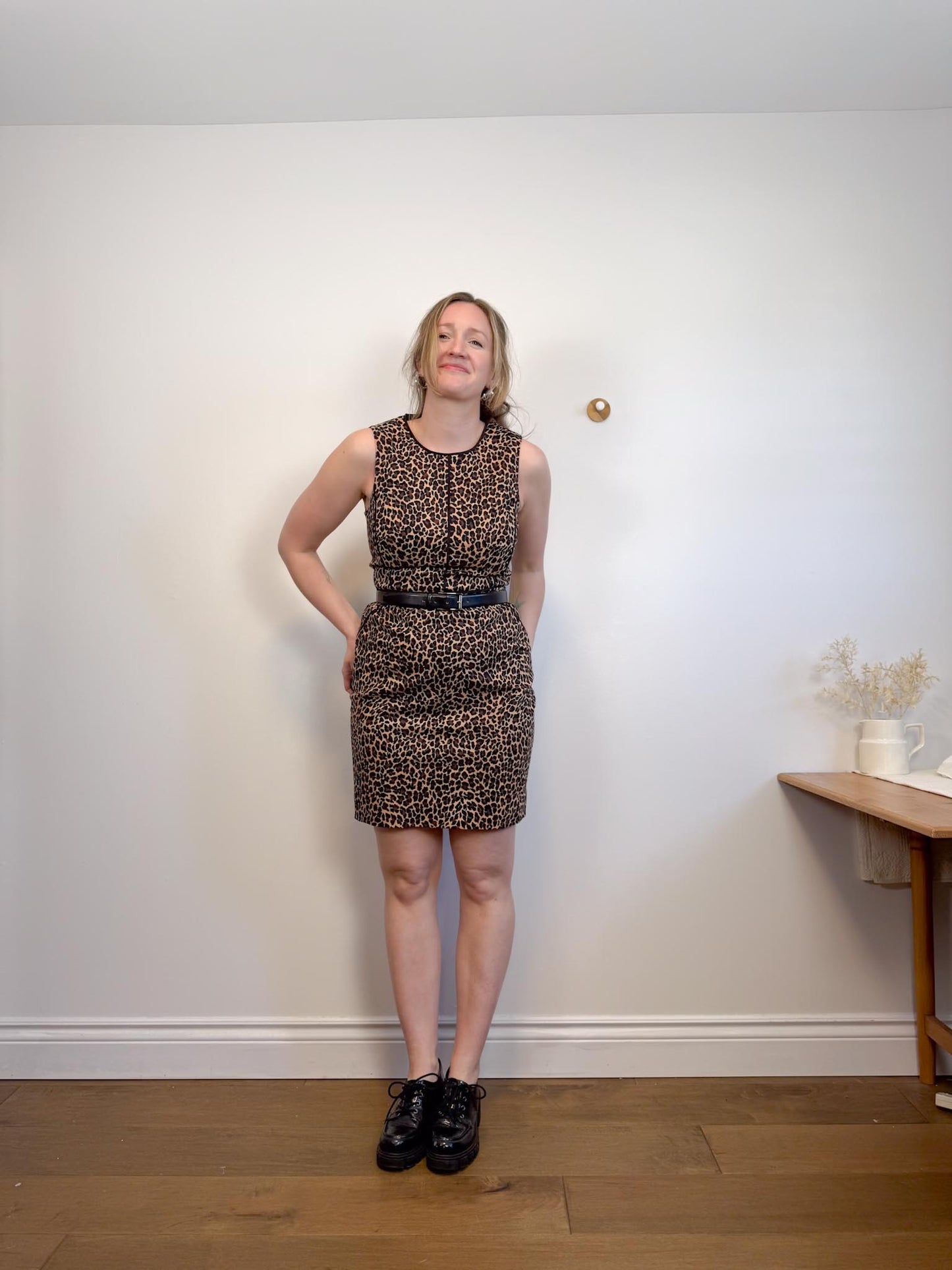 J.Crew Leopard Print Mini Dress (Size 10)