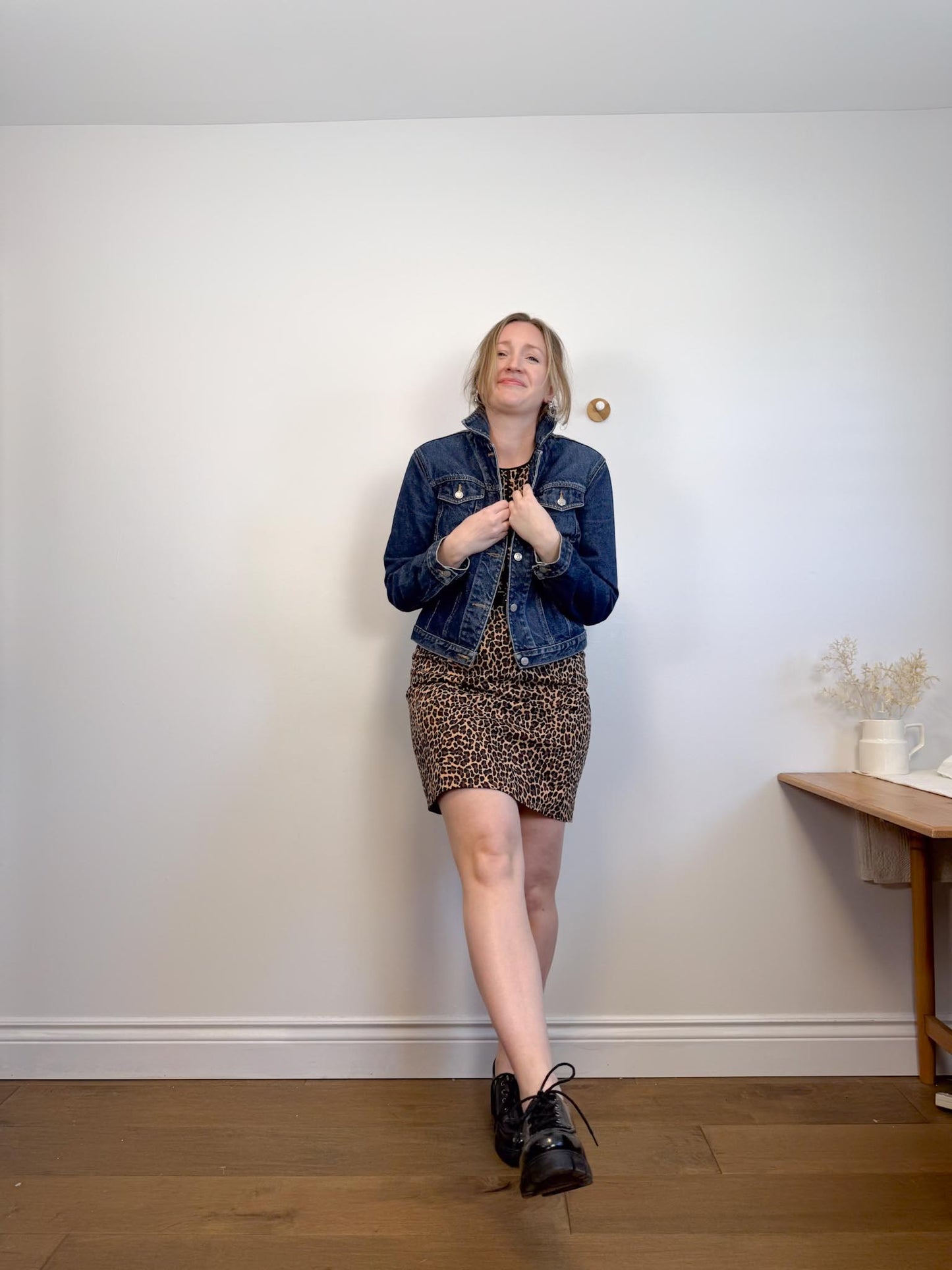 J.Crew Leopard Print Mini Dress (Size 10)