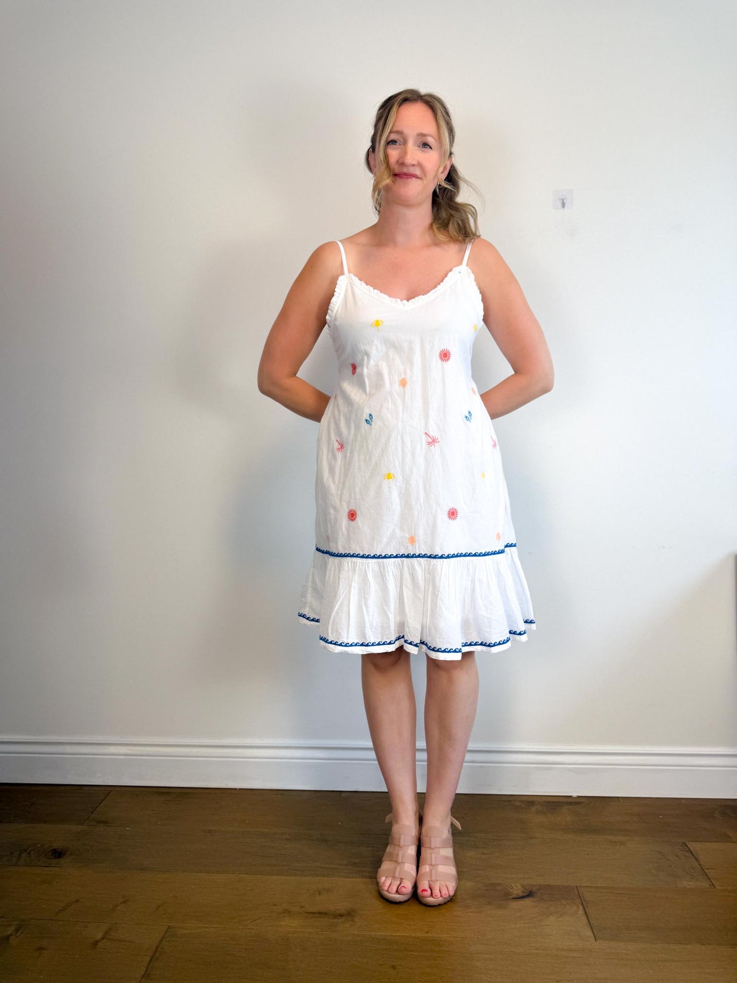 Cynthia Rowley Embroidered Sleepwear Dress in White NWT (Size S-L)