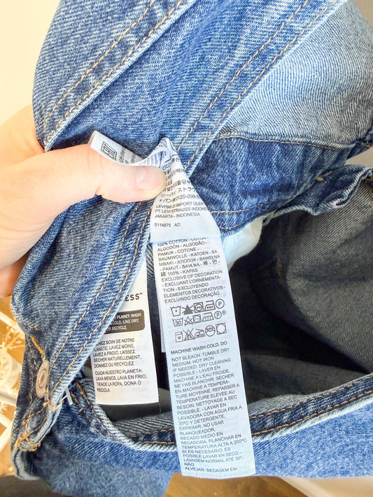 Levi's Denim Overalls (Size S)