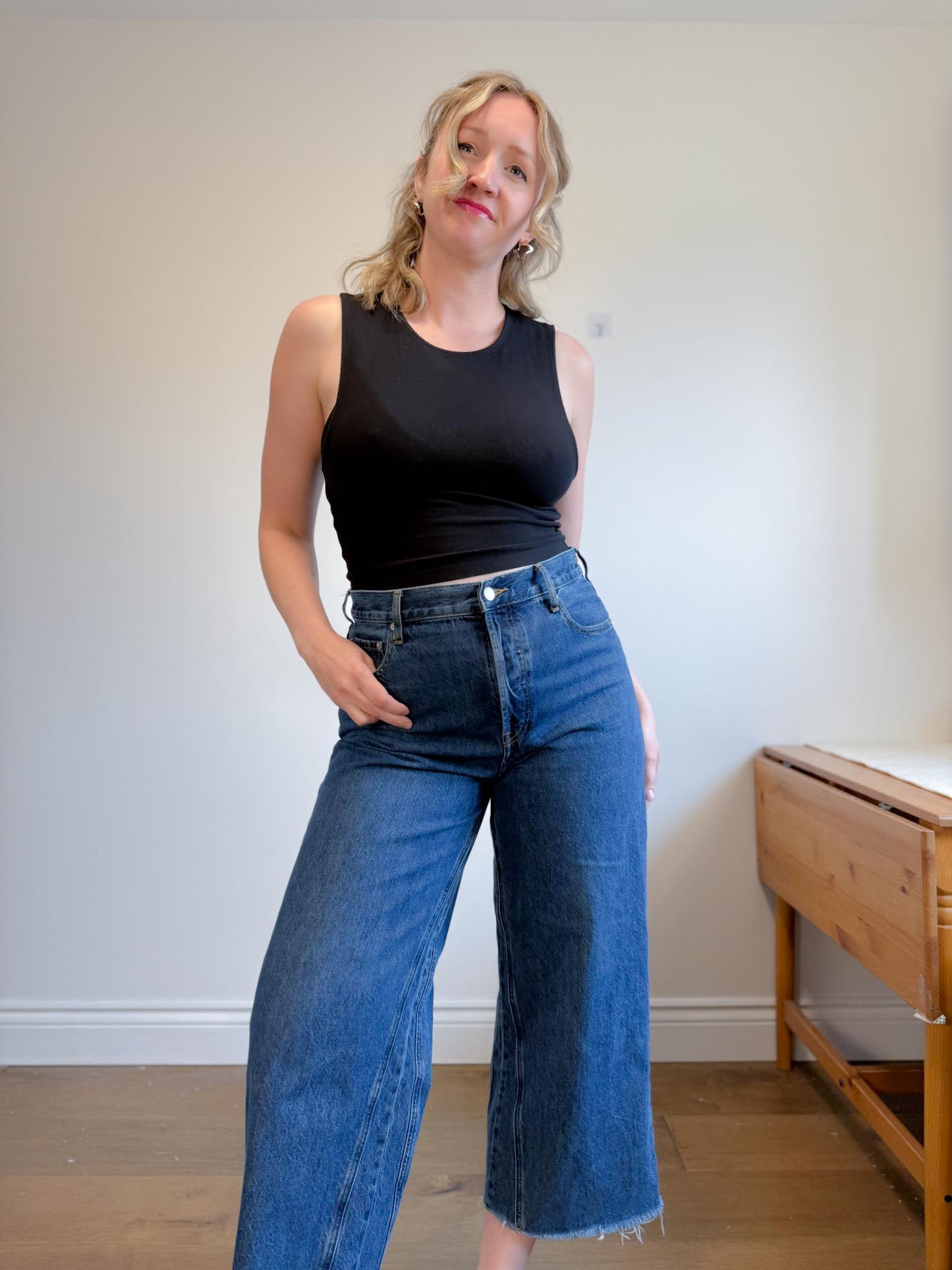 Everlane "The Way Wide Crop Jeans" (Size 31)