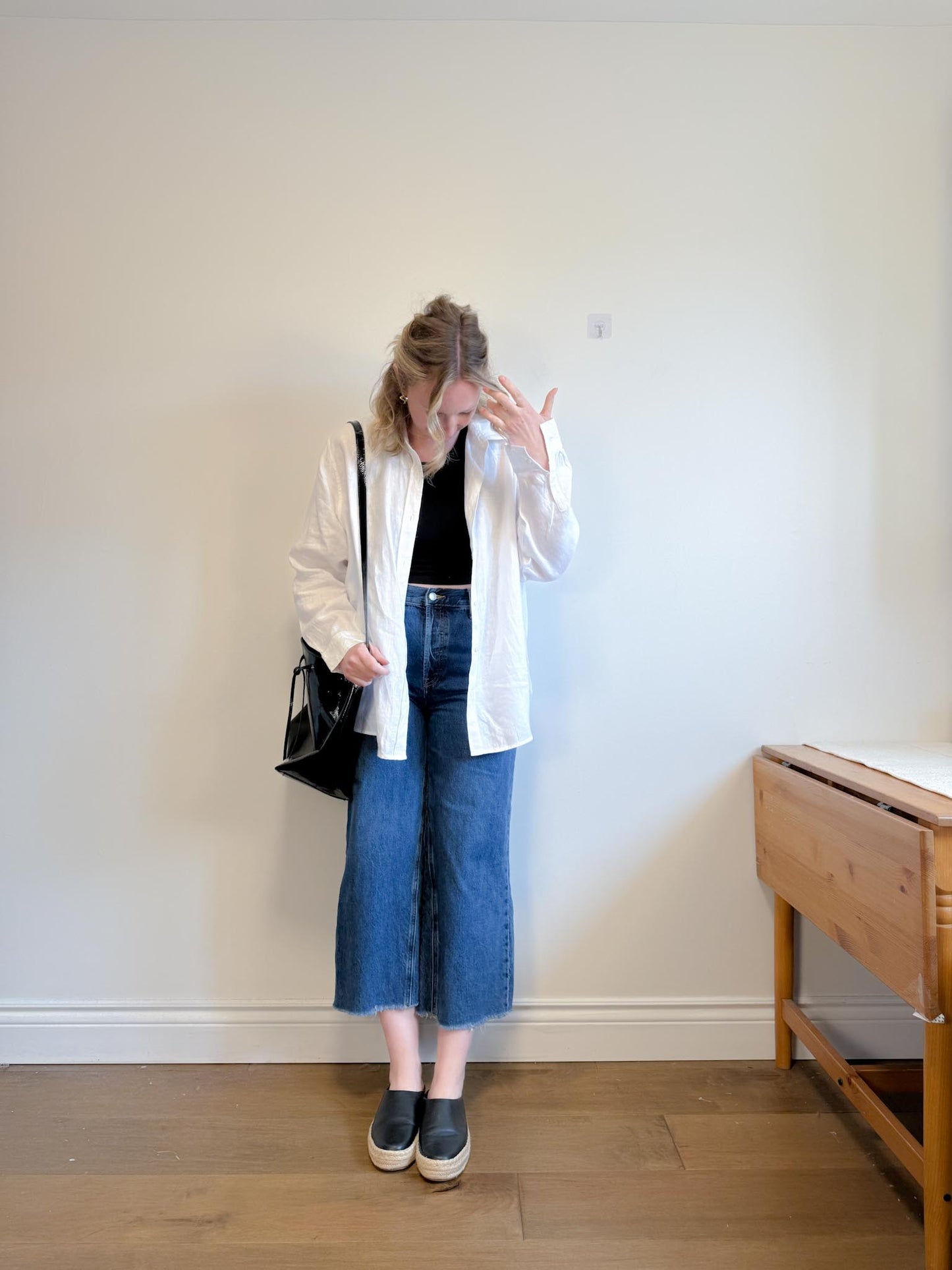 Everlane "The Way Wide Crop Jeans" (Size 31)
