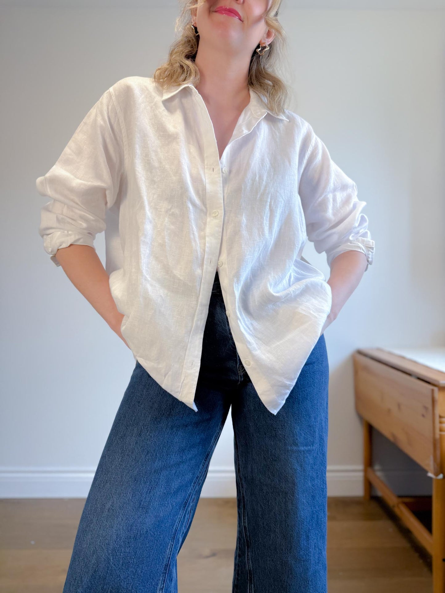 Everlane "The Way Wide Crop Jeans" (Size 31)