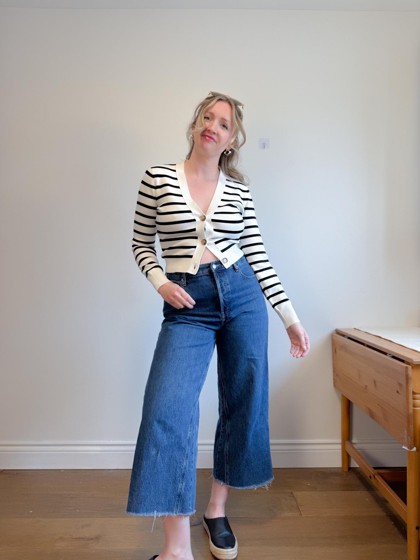 Everlane "The Way Wide Crop Jeans" (Size 31)