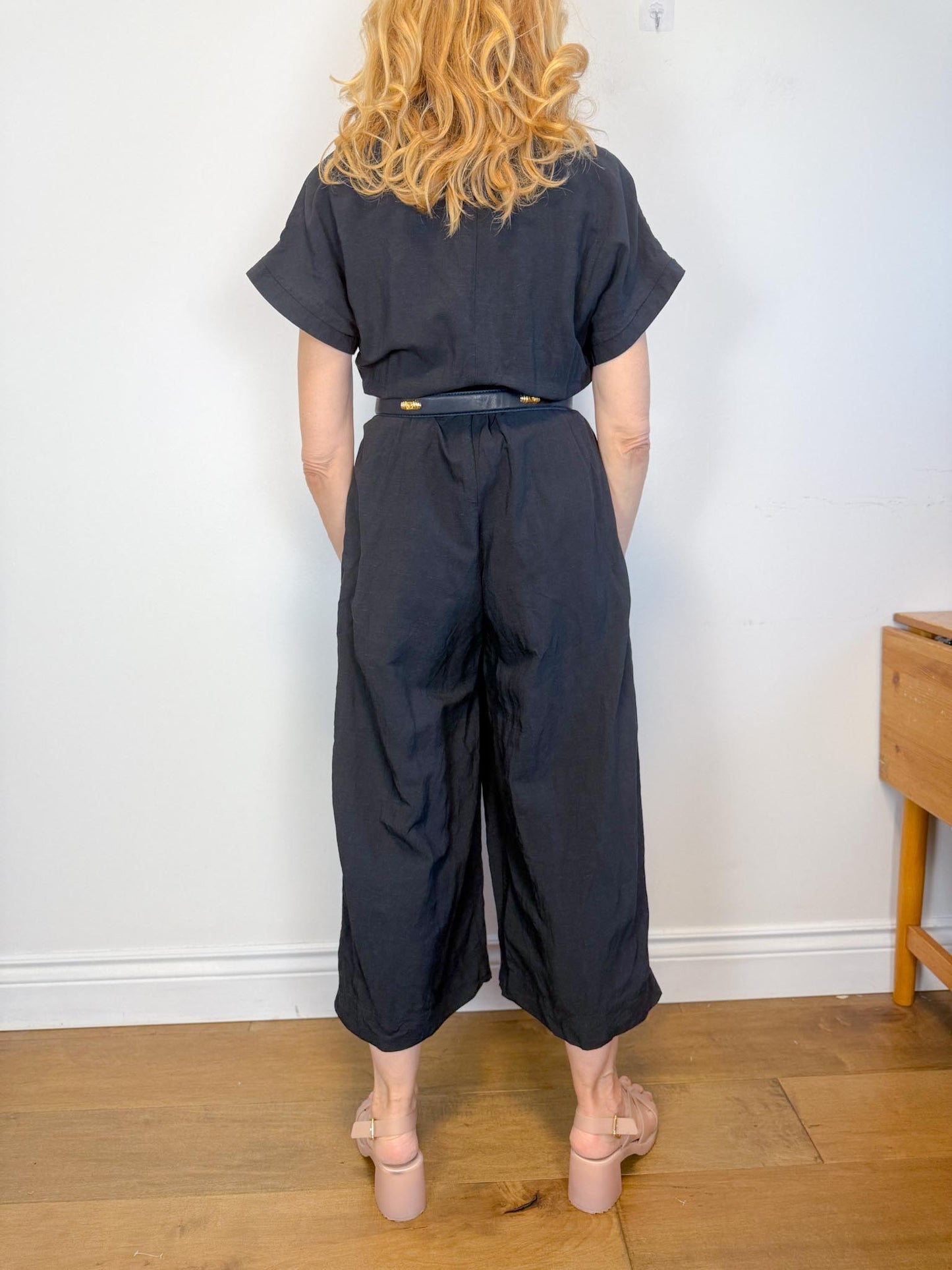 Melow Slow Fashion "Elka Jumpsuit in Black" (Size XS/S)